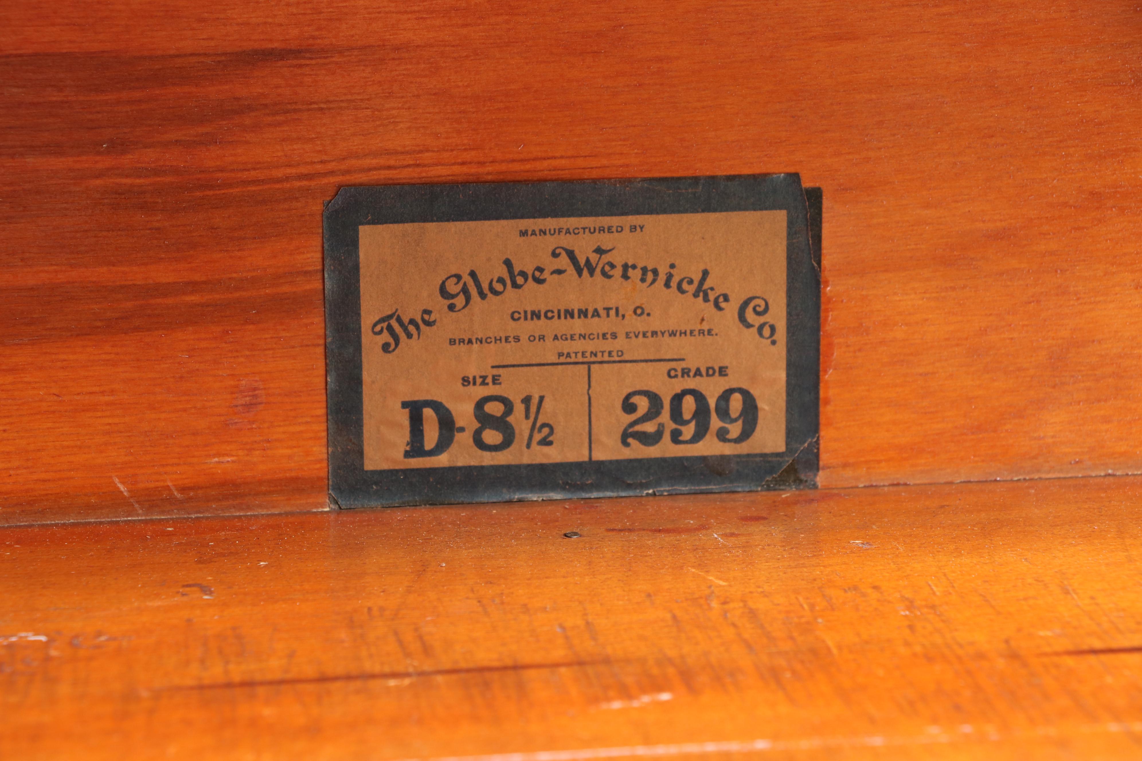 The GlobeWernicke Co. Quartersawn Oak FourStack Barrister's Bookcase