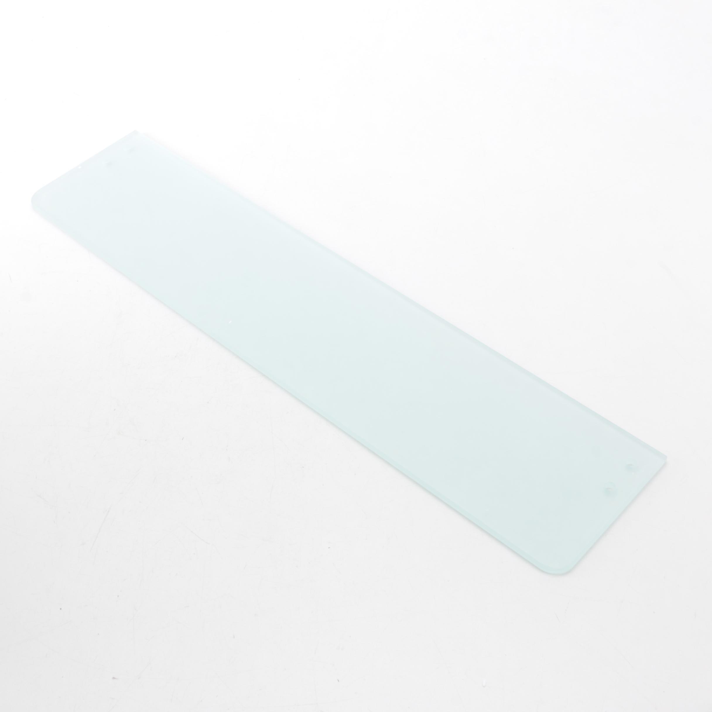 Tempered Glass Shelf with Chrome Brackets EBTH