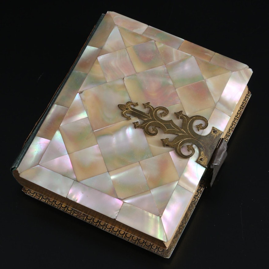 Victorian Mother-of-Pearl Cased Photo Album, Mid-Late 19th Century