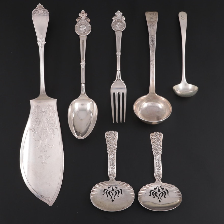 Tiffany & Co. and Gorham Sterling Silver Flatware and Serveware