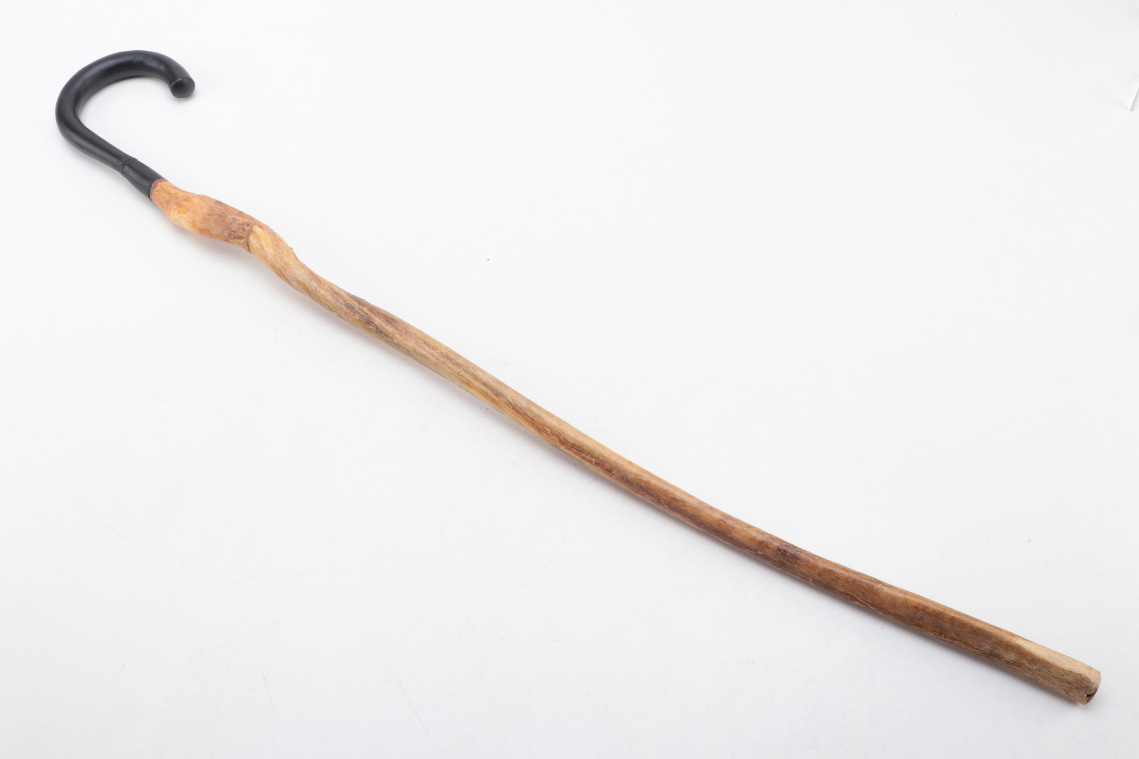 Decorative Bull Penis Walking Cane with Composite Handle EBTH