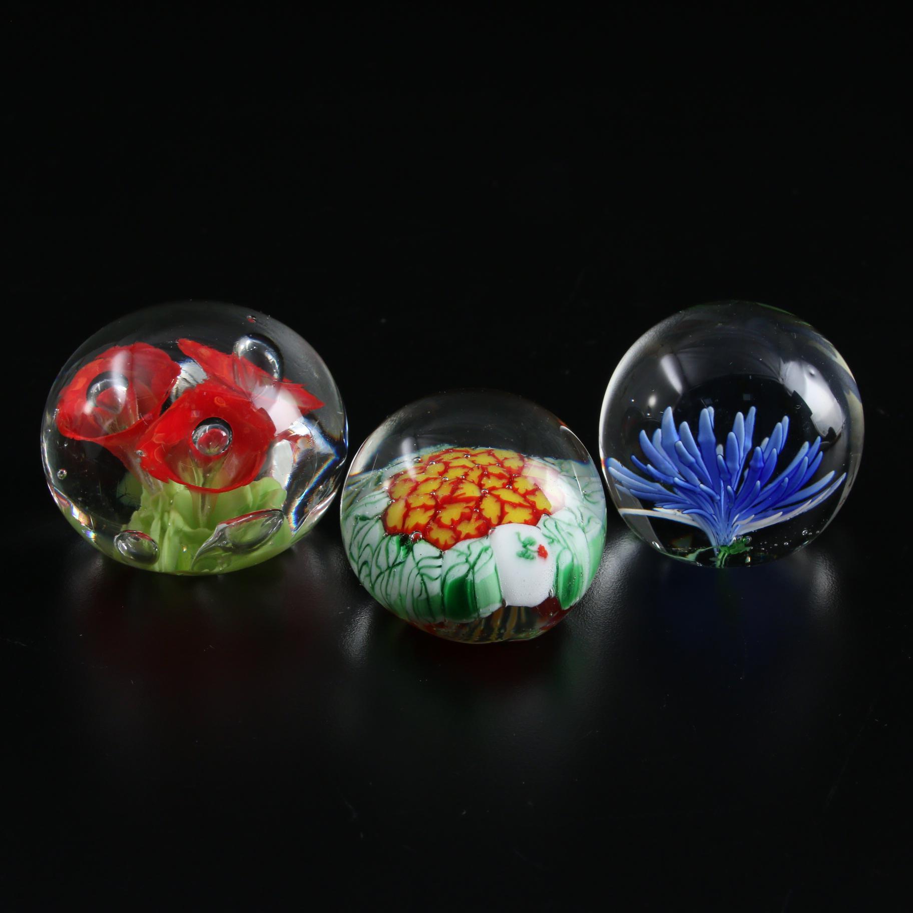 Hafod Grange, Tarax Infinity and Other Art Glass and Resin Paperweights