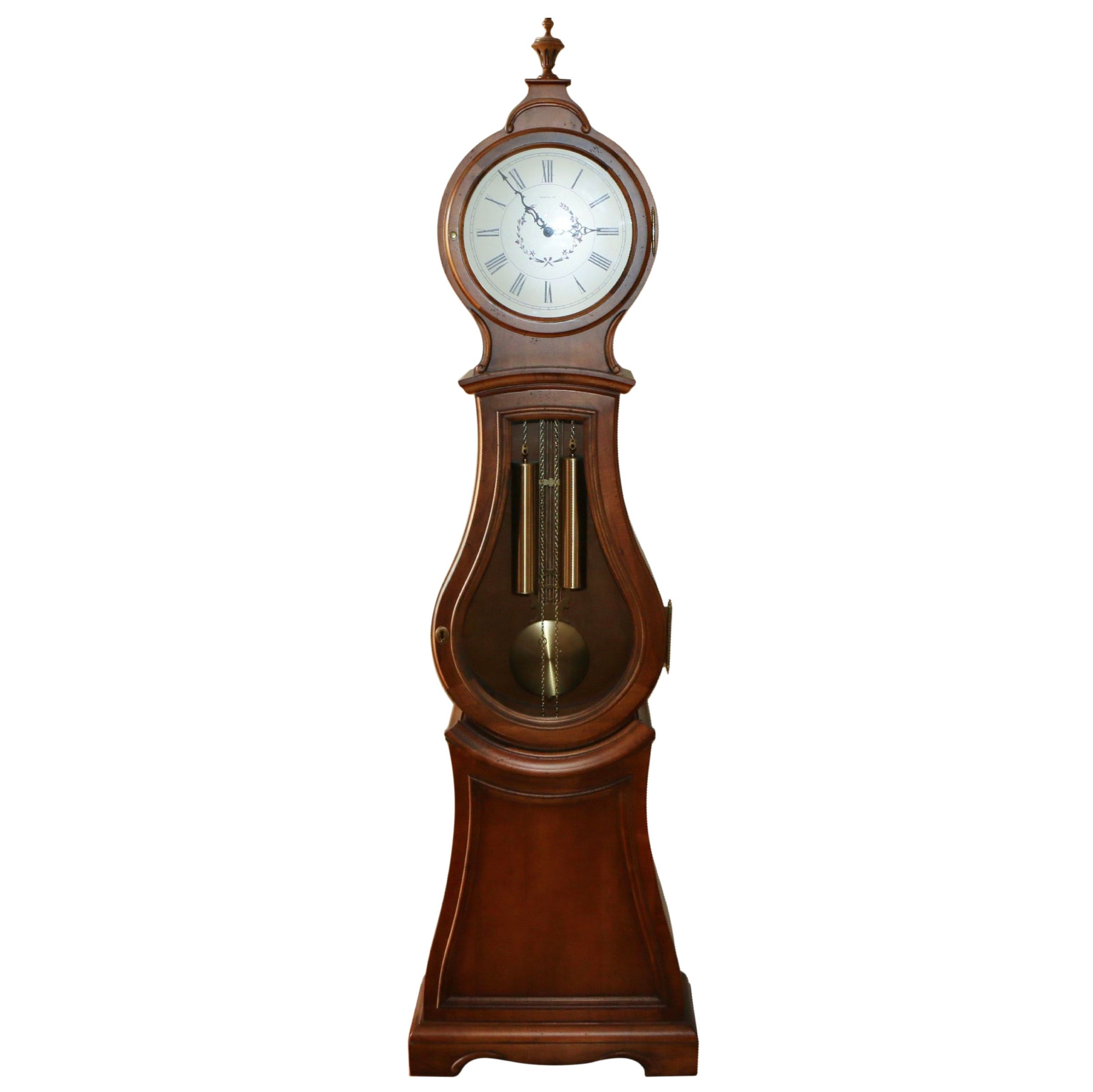 Ethan Allen Bombe Grandfather Clock EBTH