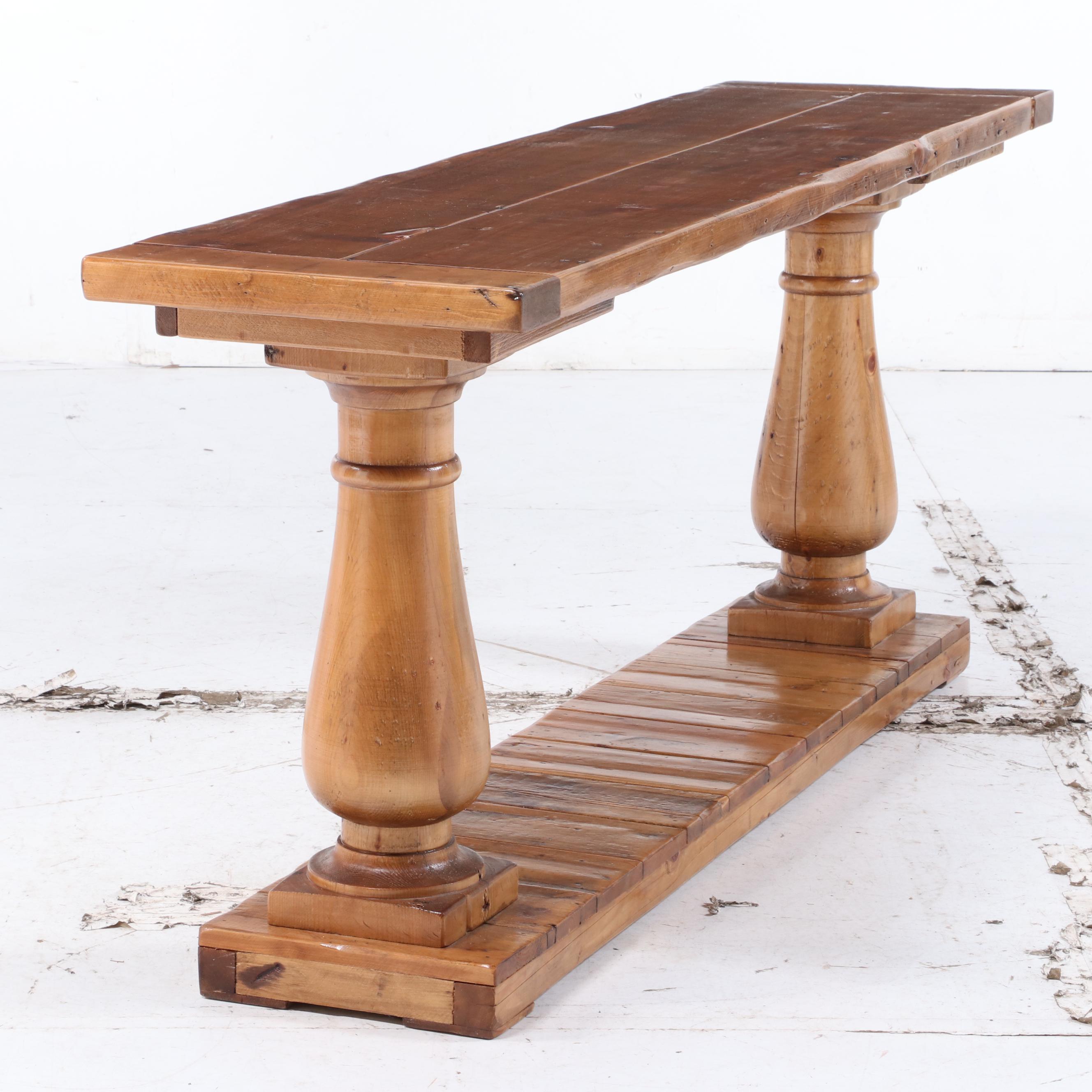 Timothy Oulton for Restoration Hardware Salvaged Pine "Balustrade