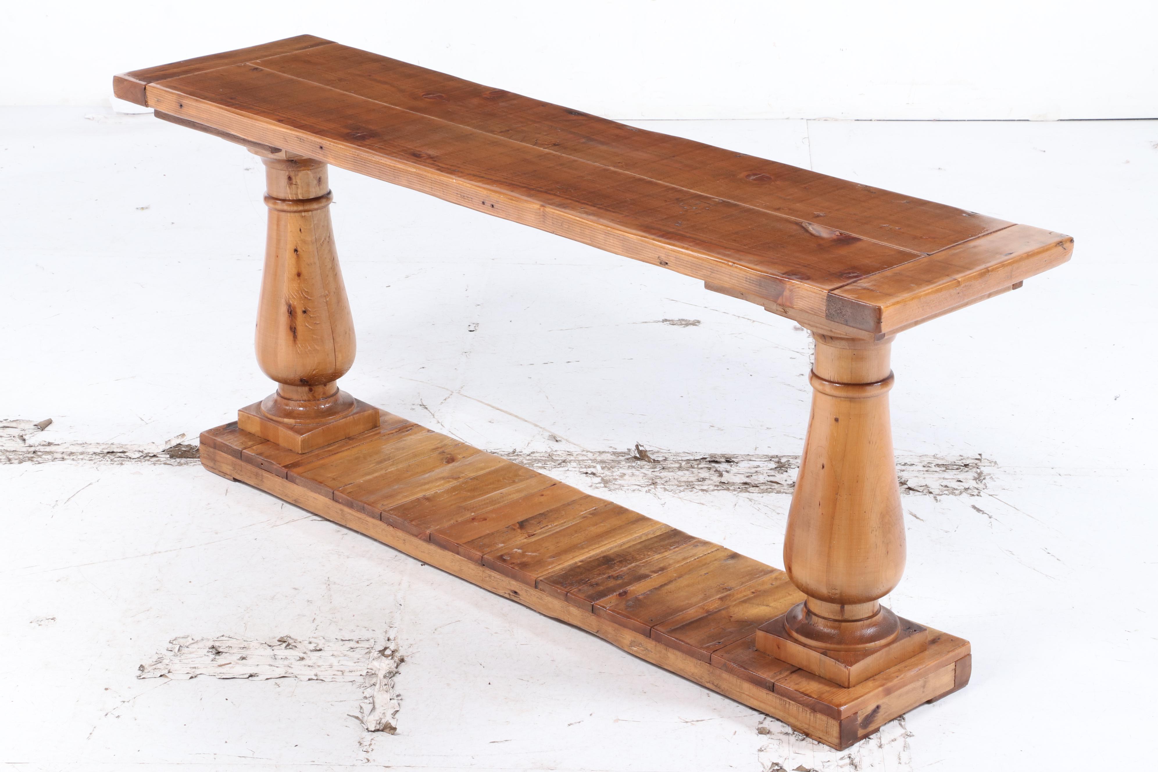 Timothy Oulton for Restoration Hardware Salvaged Pine "Balustrade