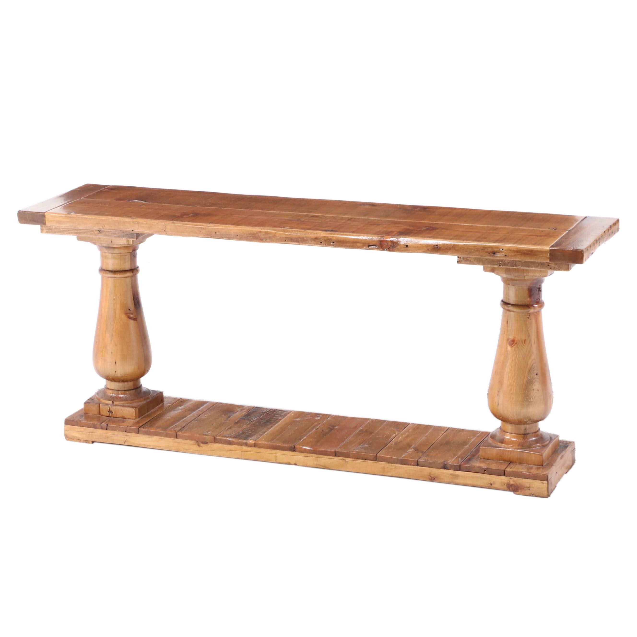 Timothy Oulton for Restoration Hardware Salvaged Pine "Balustrade