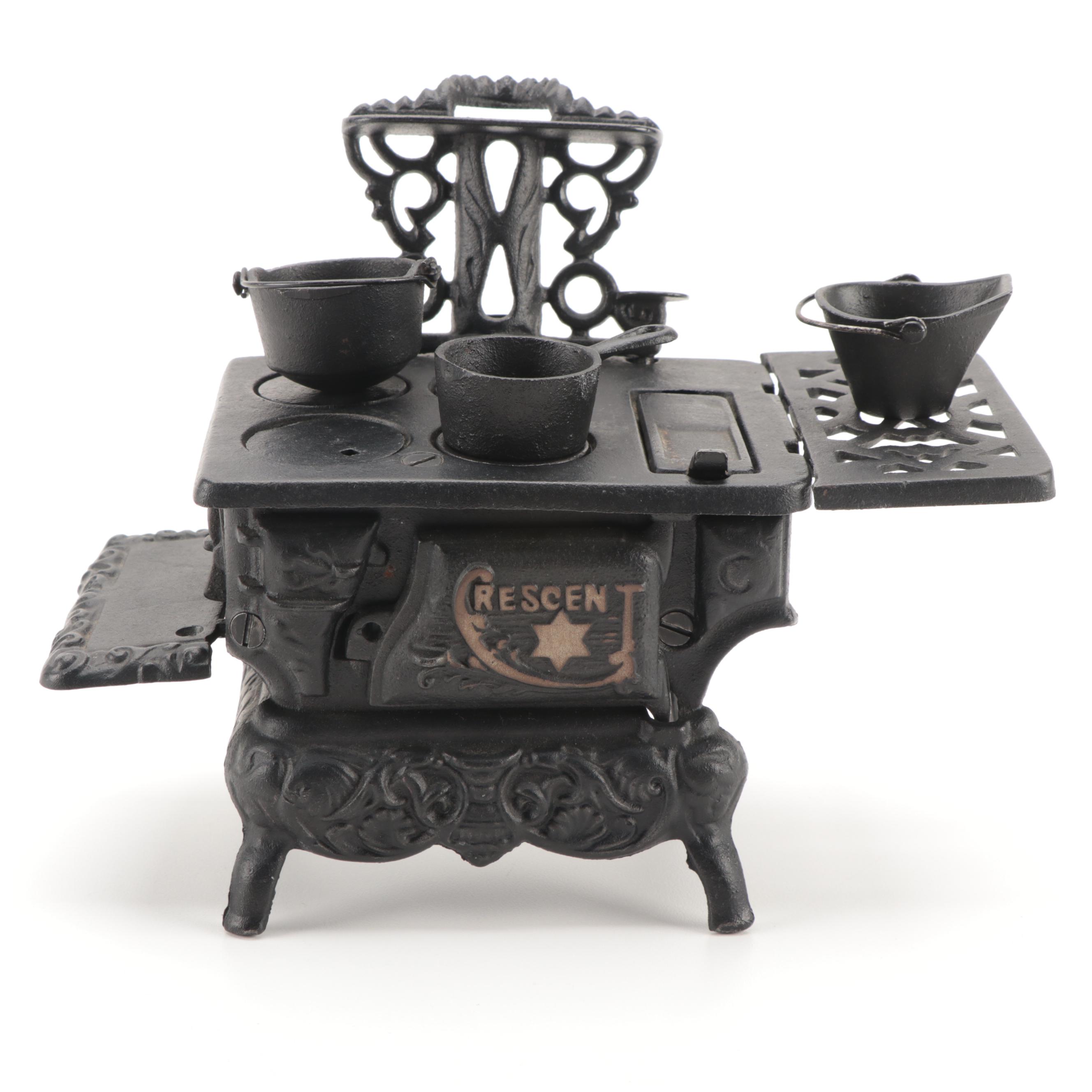 Crescent Cast Iron Toy Stove EBTH