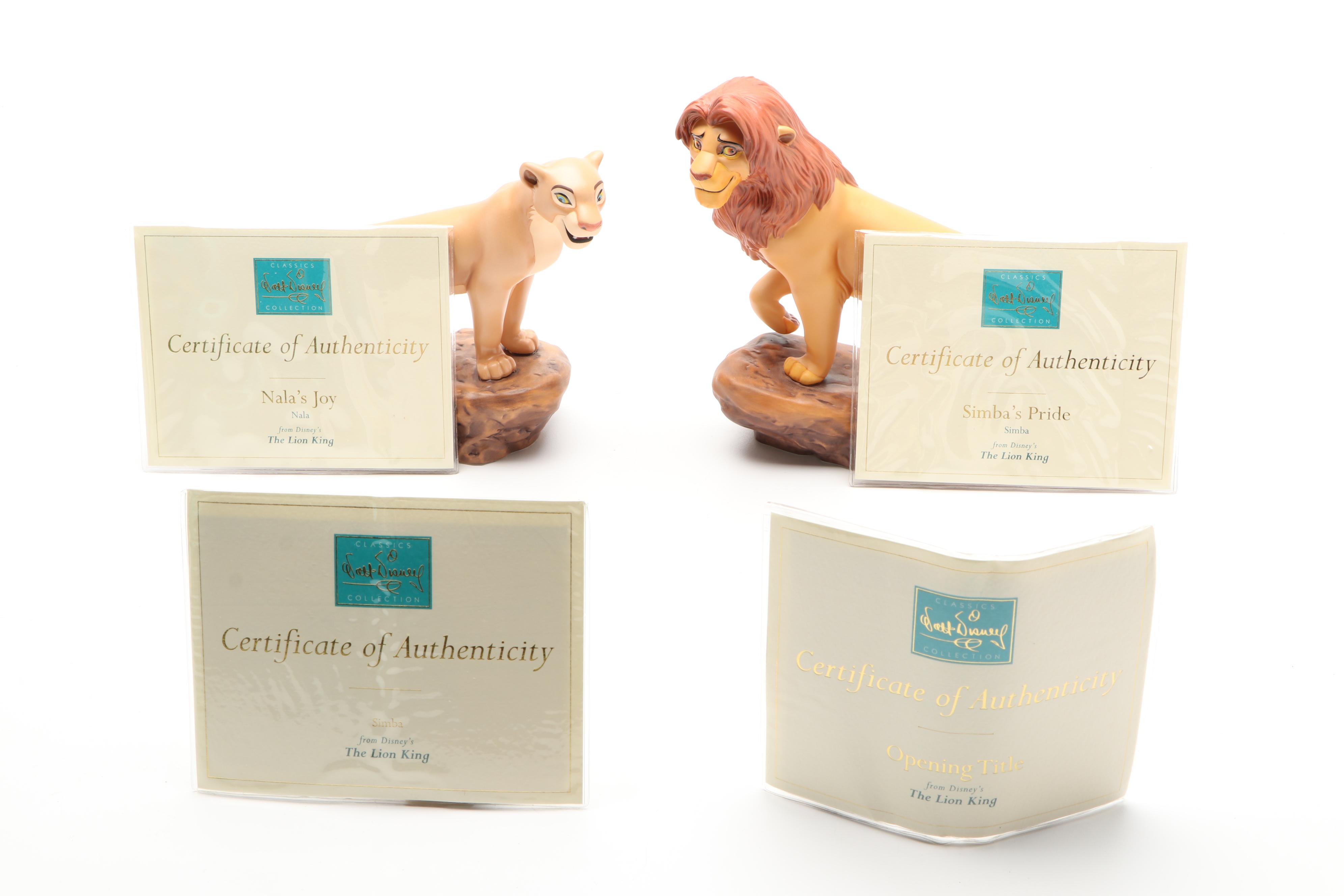Walt Disney Classics Collection "Lion King" Figurines EBTH