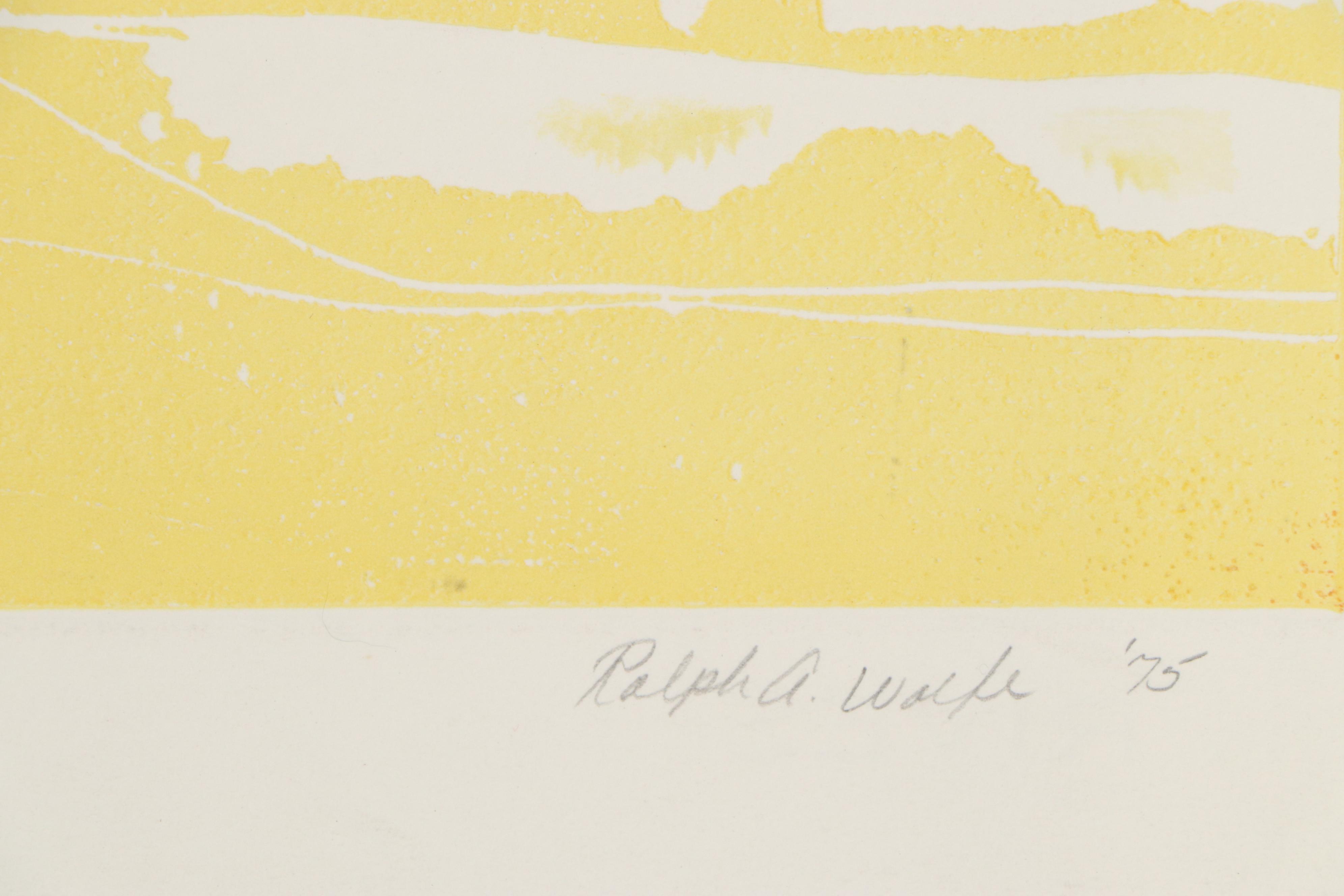 Ralph A. Wolfe Embossed Etchings, Circa 1975 EBTH