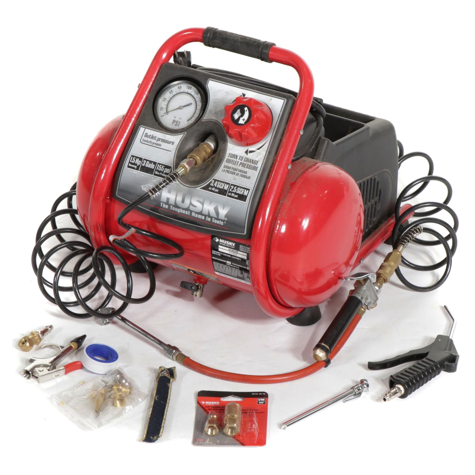 Husky H1503TP Air Compressor EBTH