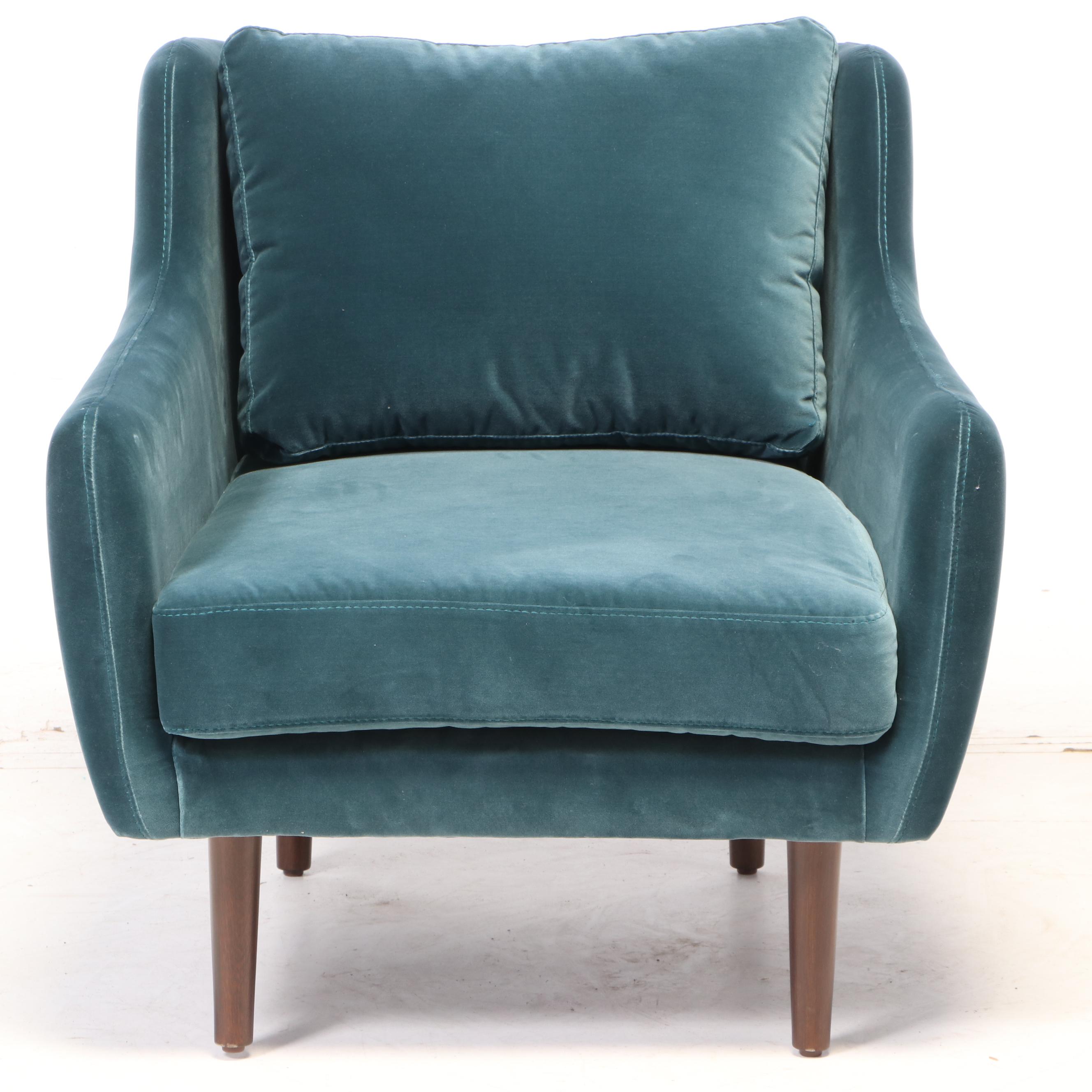 Article "Matrix Pacific Blue" Modernist Style Lounge Chair EBTH