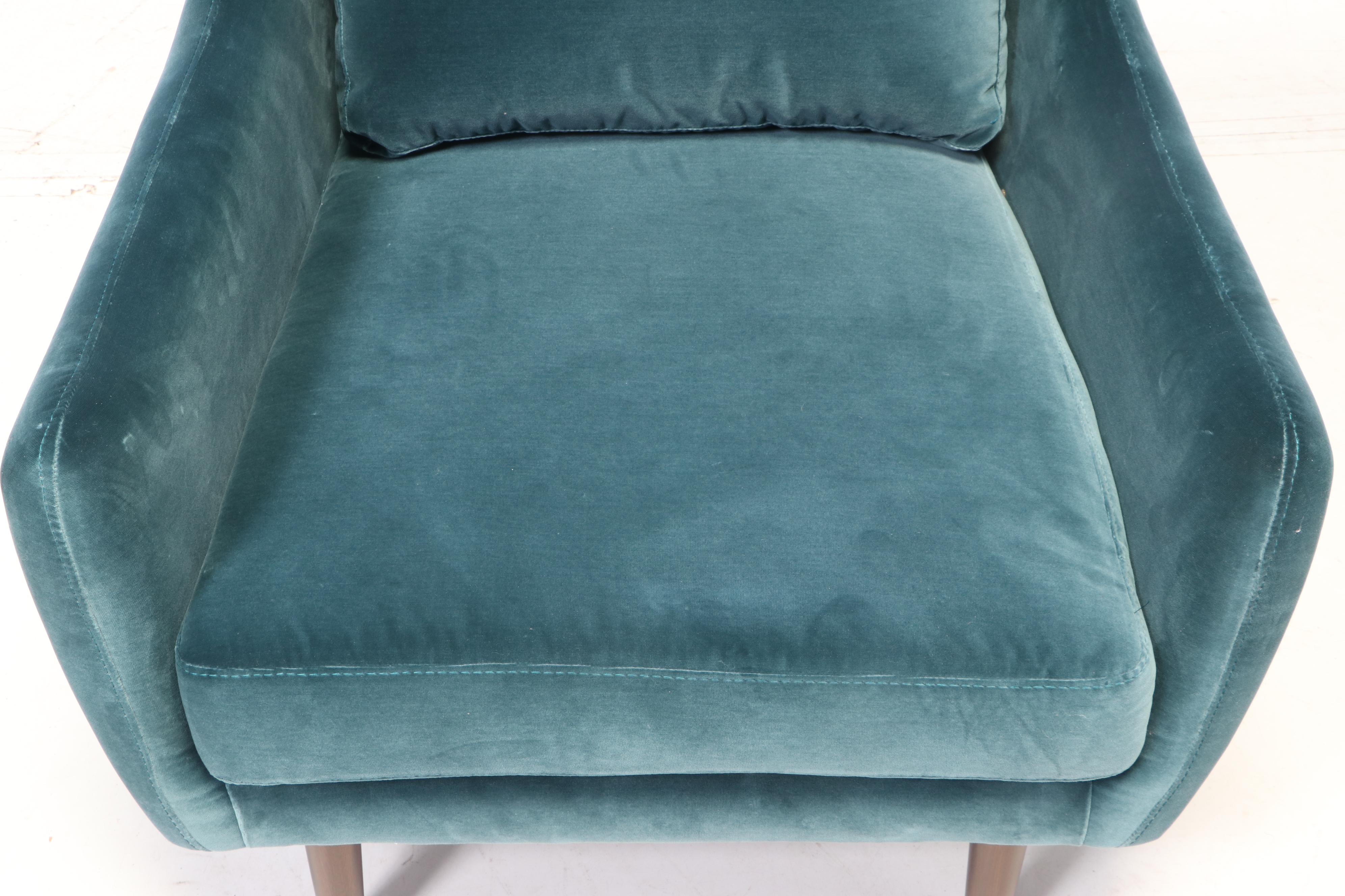 Article "Matrix Pacific Blue" Modernist Style Lounge Chair EBTH