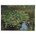 Garncarek Aleksander Oil Painting of a Lily Pond