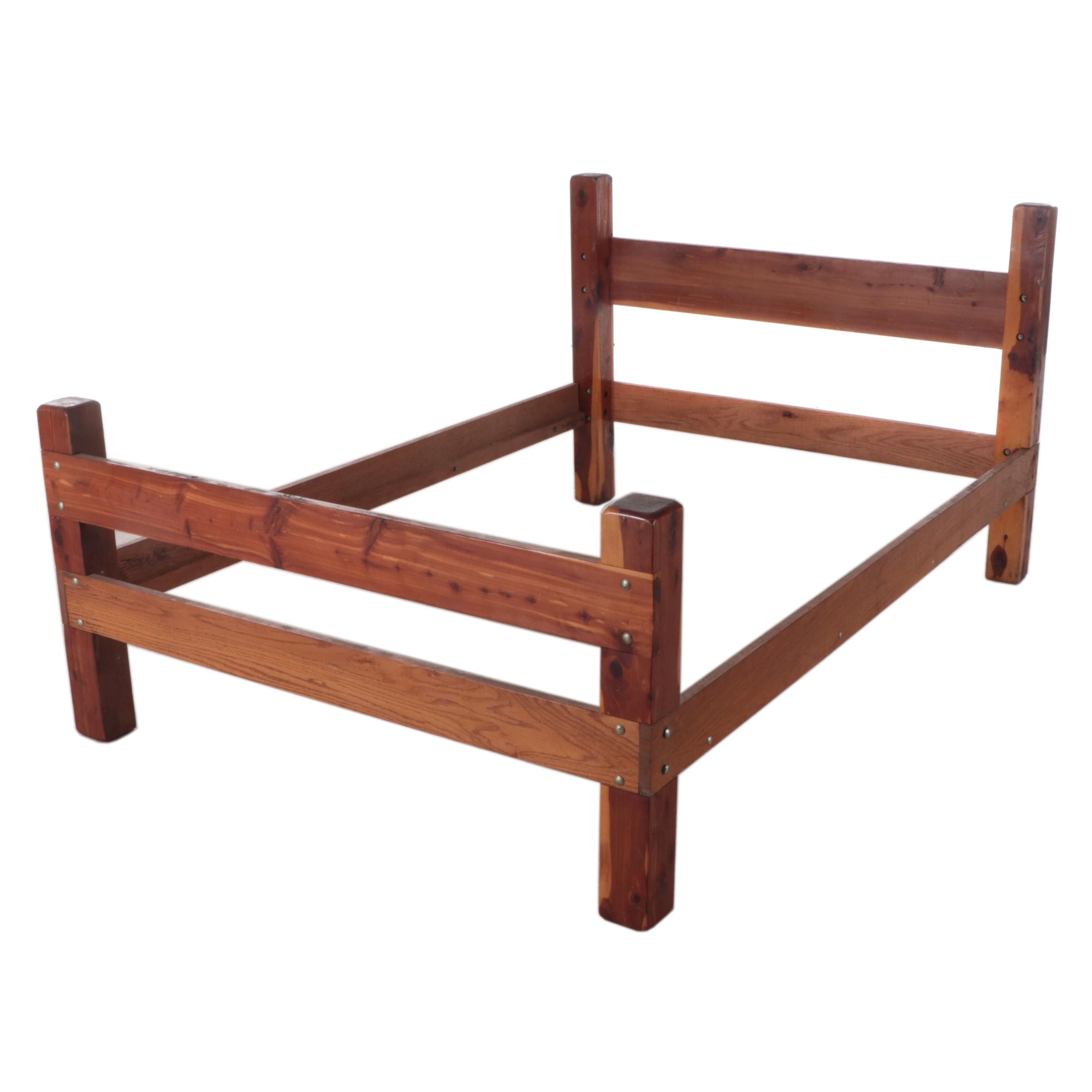 Handmade Cedar and Oak Bed Frame EBTH