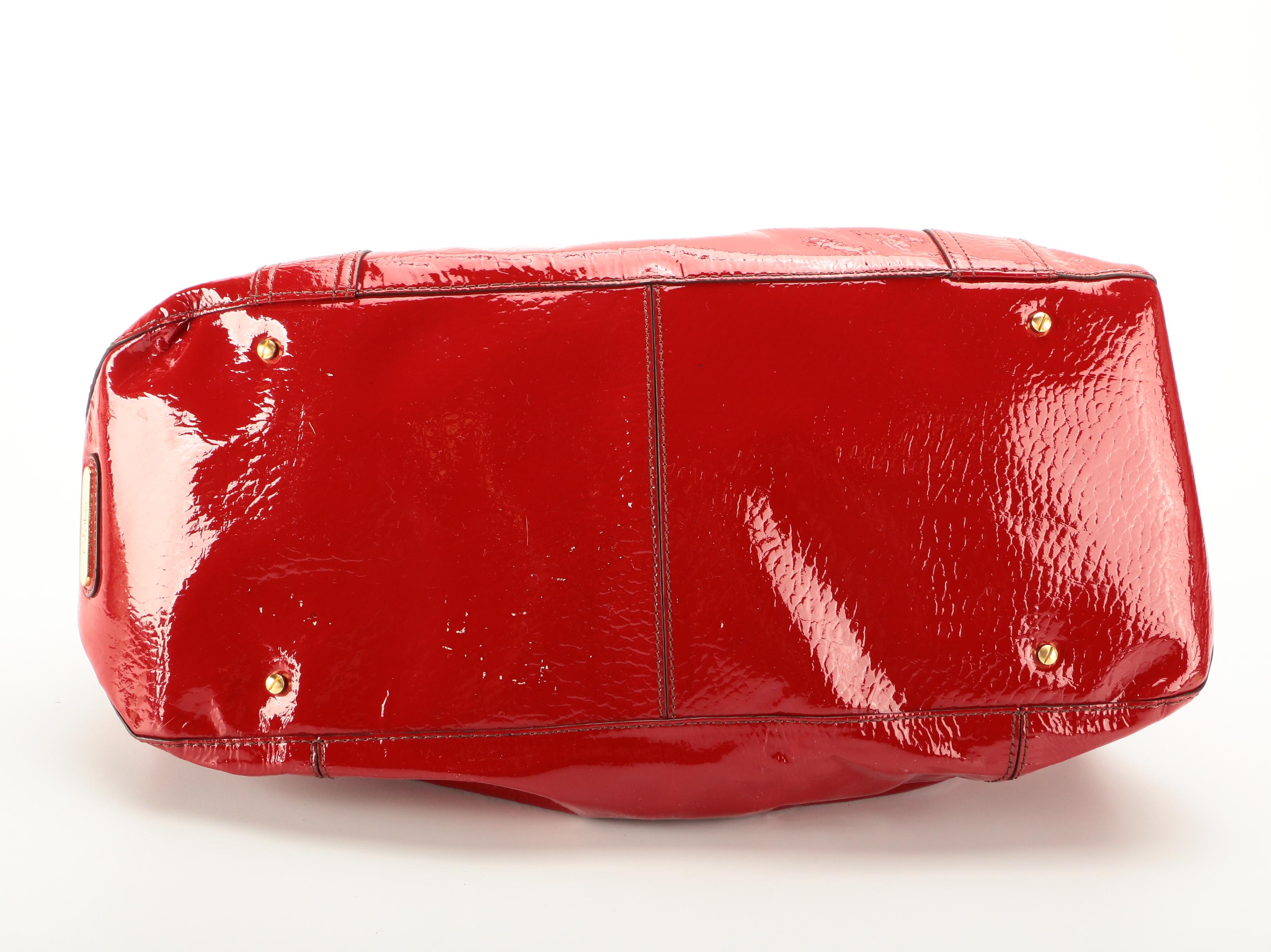 Cole Haan TwoWay Tote Bag in Red Patent Leather EBTH