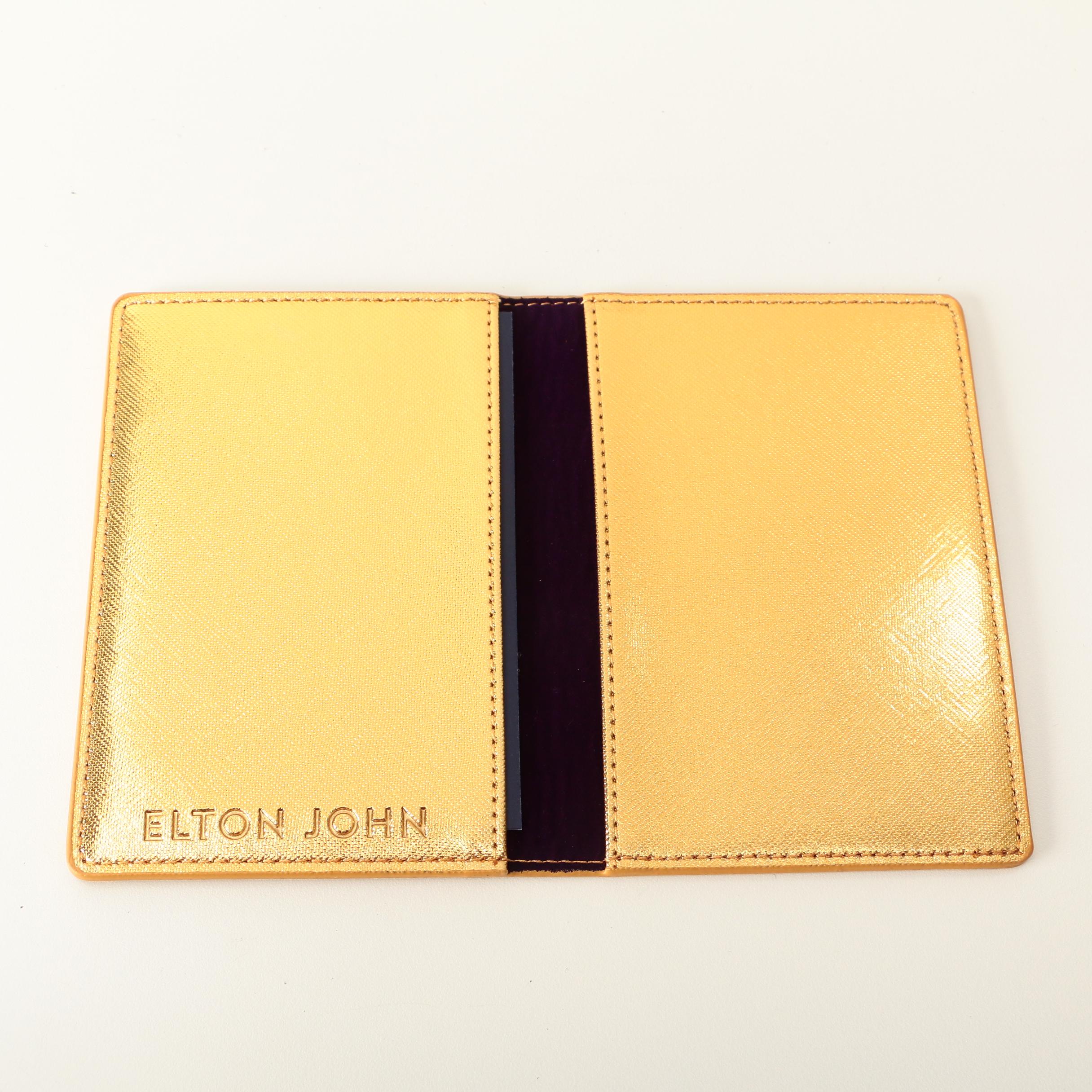 Elton John Farewell Tour VIP Luggage Tag, Passport Holder, and Key Chain EBTH