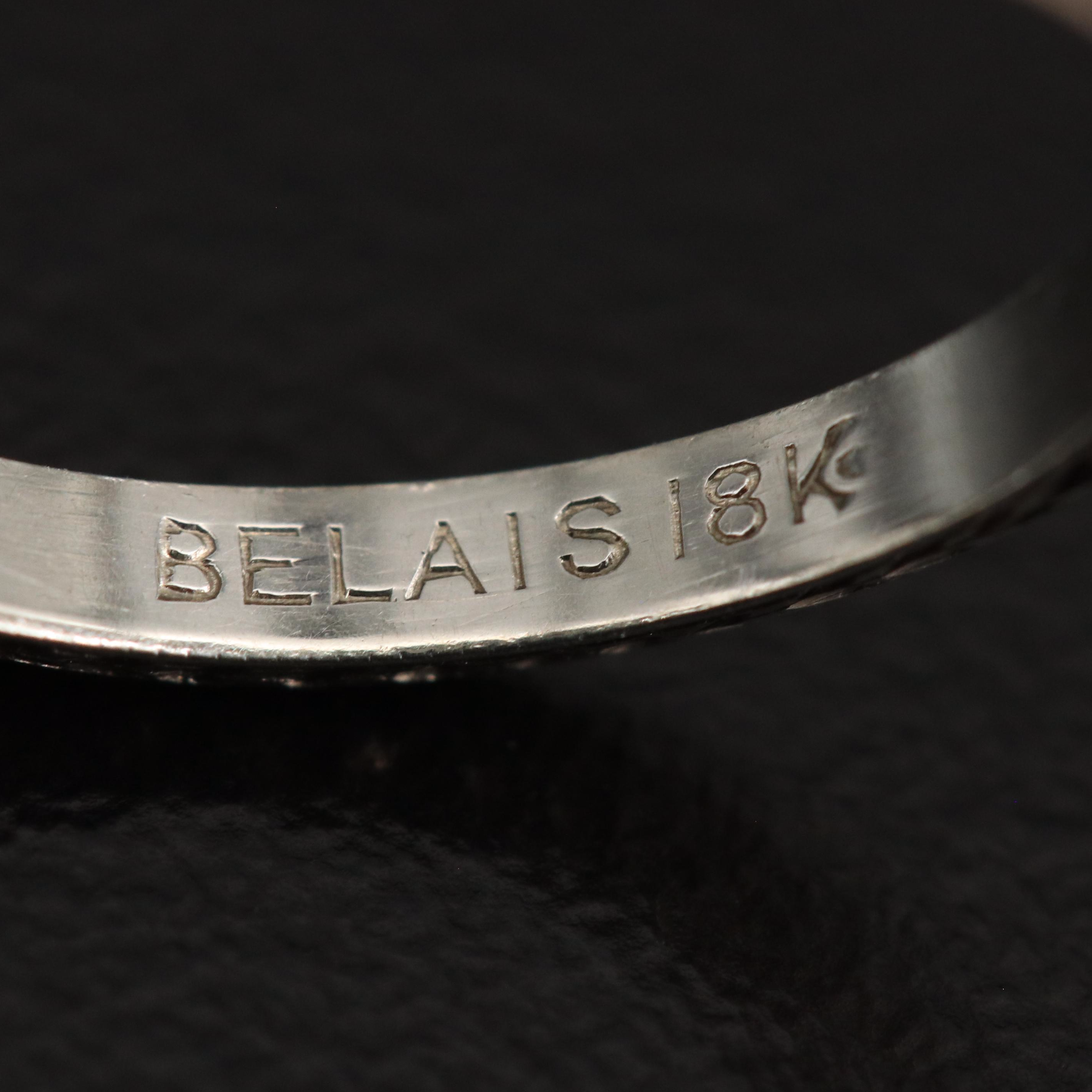 Art Deco Belais 18K Patterned Band | EBTH