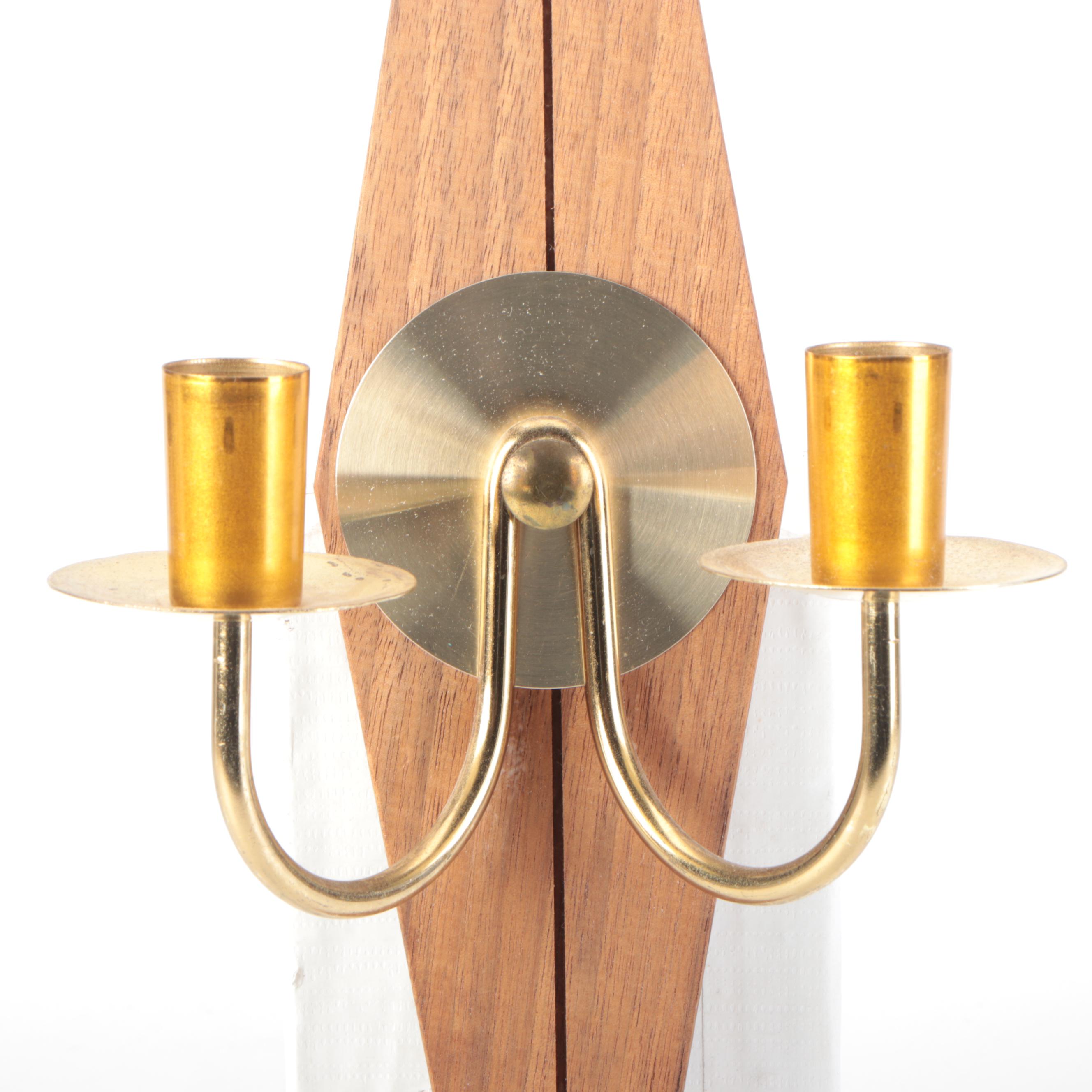 Mid Century Modern Wall Candle Sconces EBTH