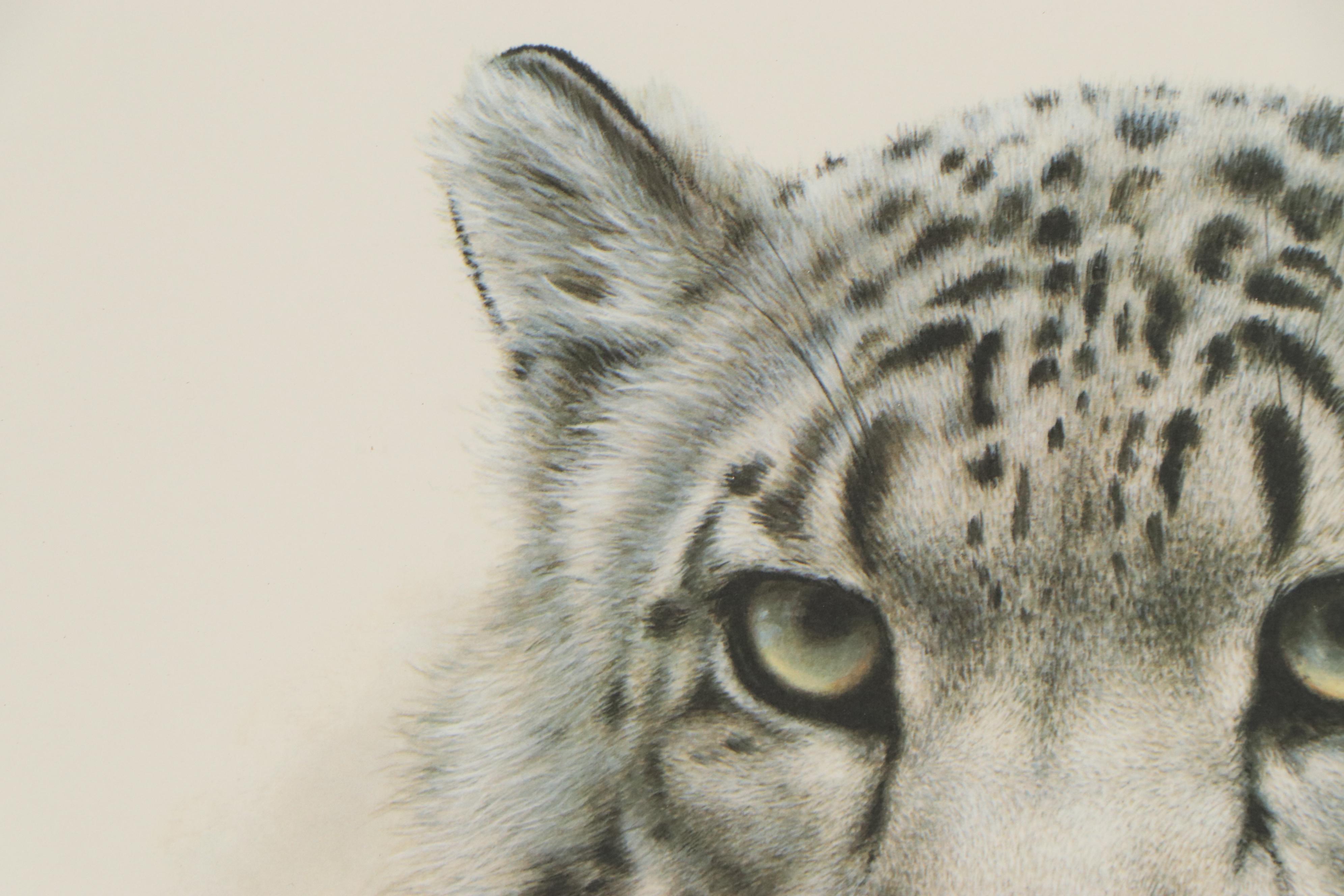 Charles Fracé Offset Lithograph &ldquo;Snow Leopard,&rdquo; Circa 1979 | EBTH