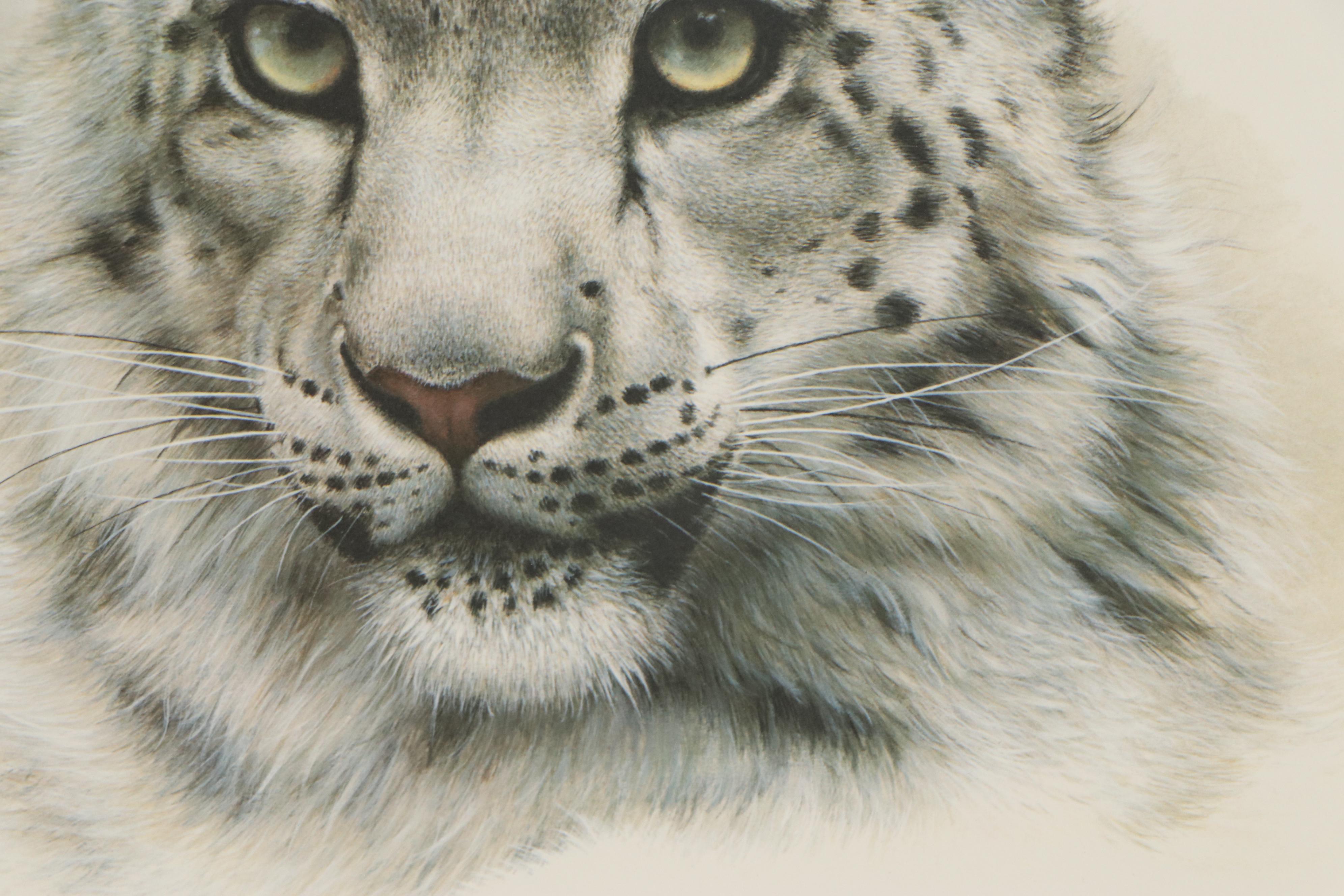 Charles Fracé Offset Lithograph &ldquo;Snow Leopard,&rdquo; Circa 1979 | EBTH