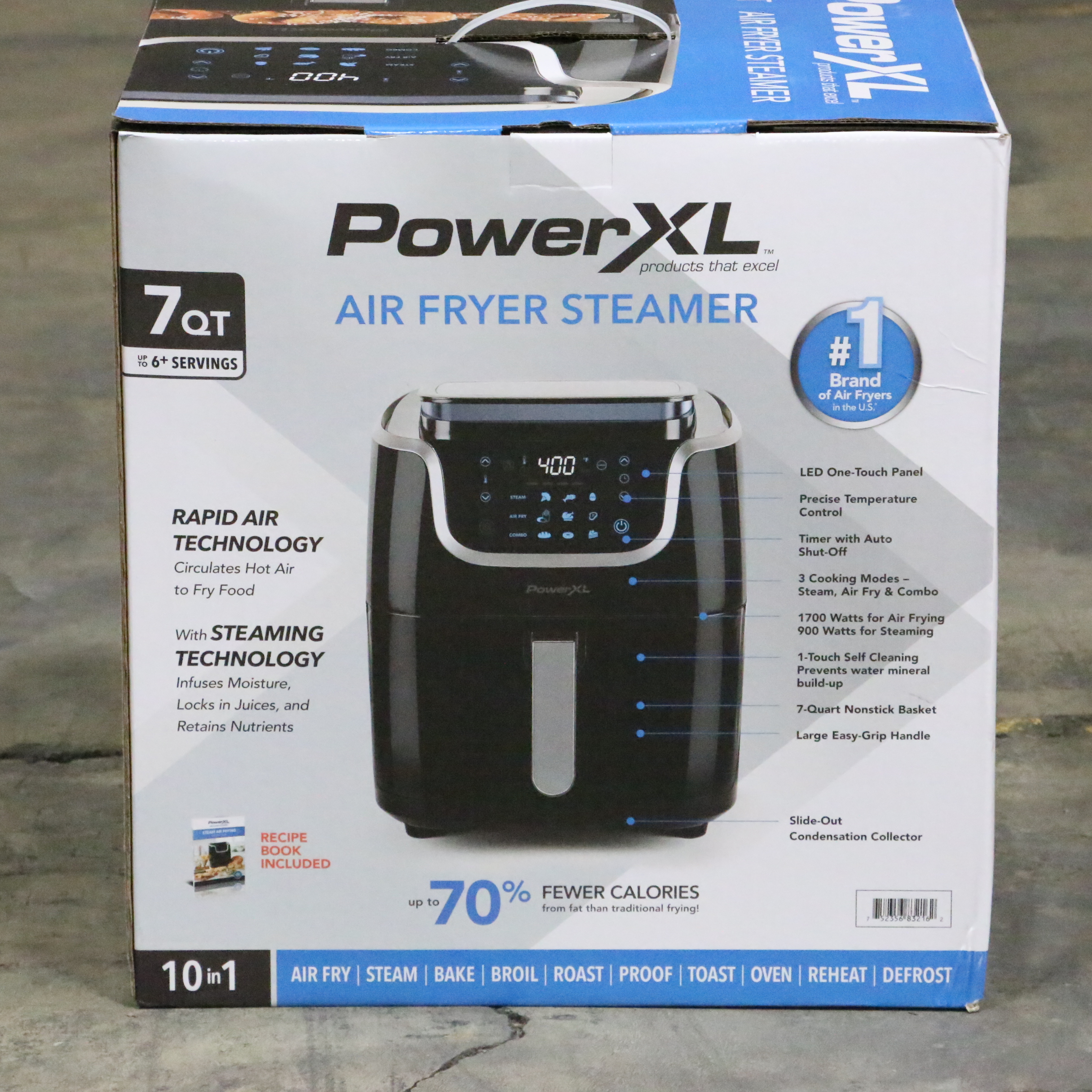 PowerXL 7Quart Air Fryer Steamer EBTH