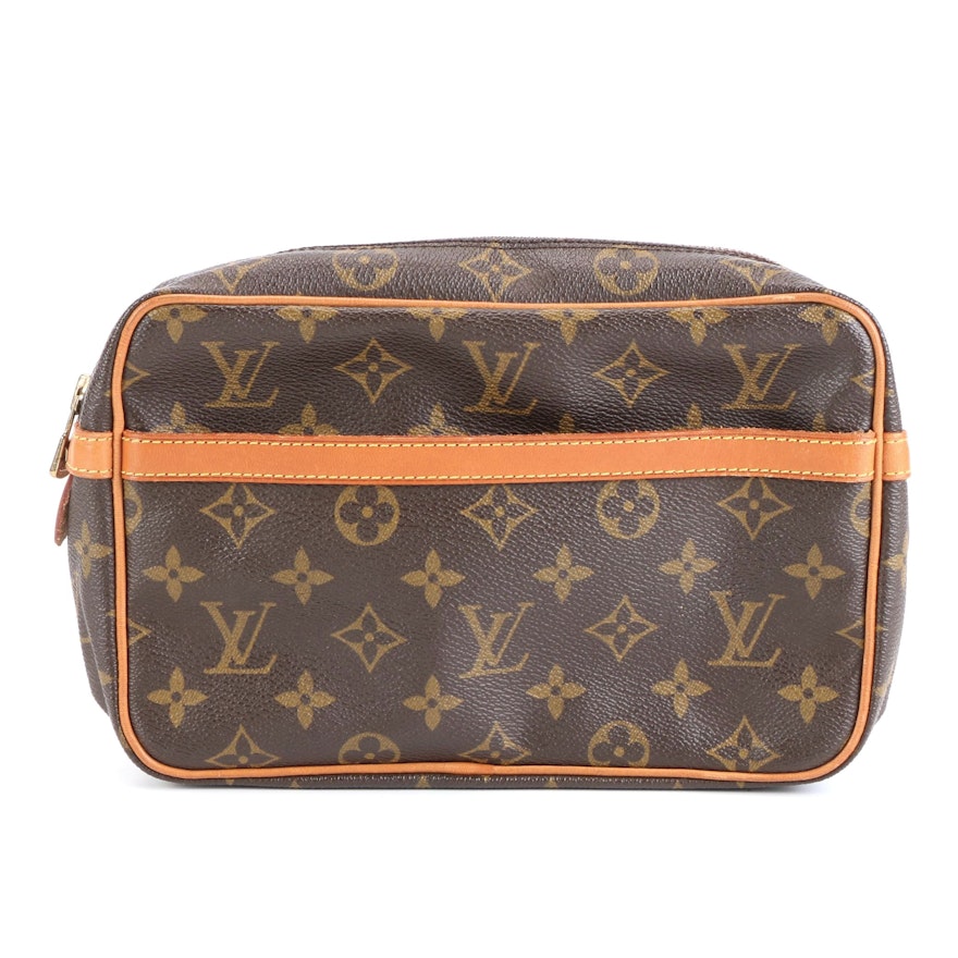 Louis Vuitton Compiegne 23 Toiletry Bag in Monogram Canvas and Leather