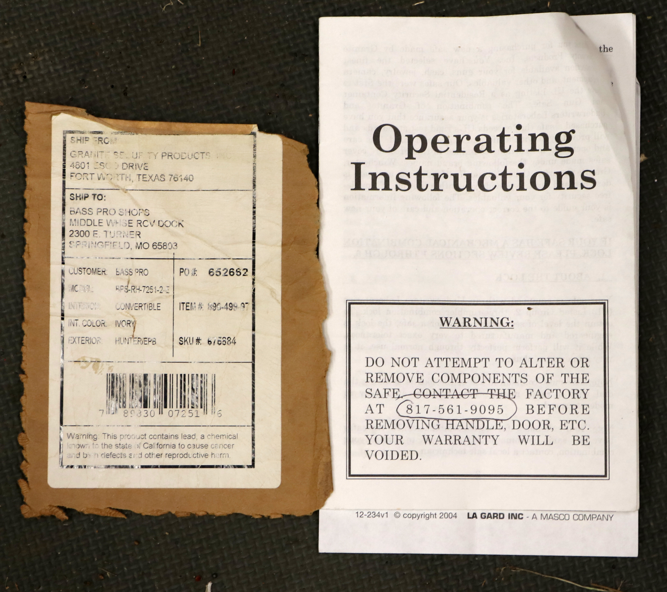 RedHead 9L60 FireResistant Long Gun Safe with La Gard Digital