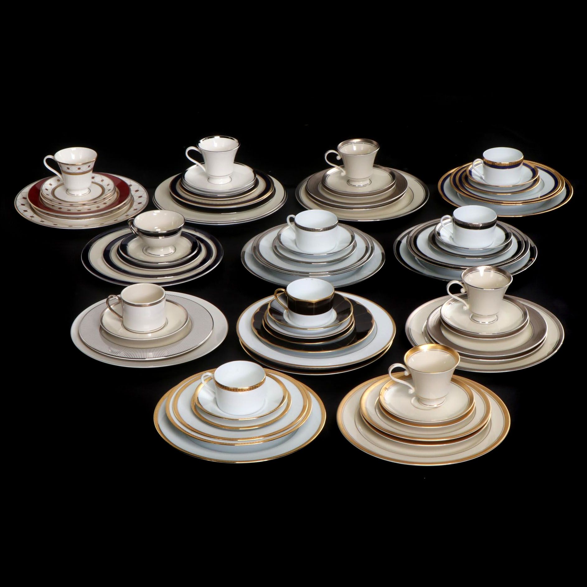 Haviland Limoges "Symphonie" with Other Haviland and Pickard Place