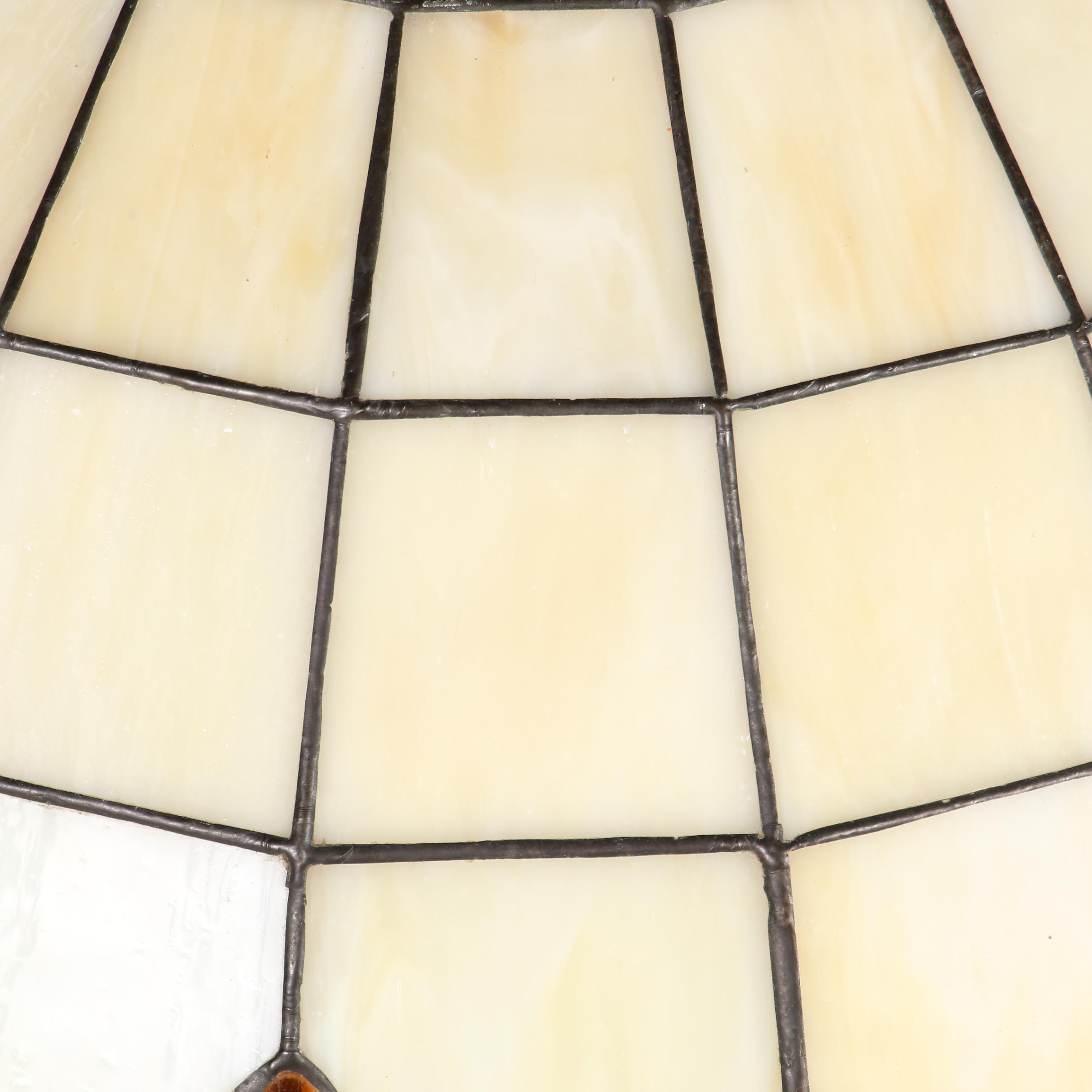 Colour Creations Timeless Serenity by Tania Bricel Slag Glass Lamp EBTH