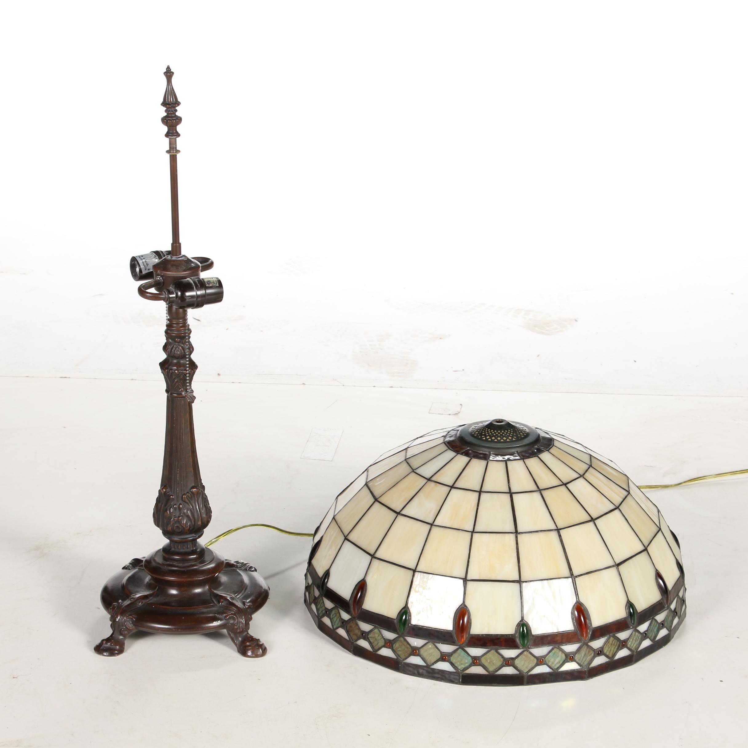 Colour Creations Timeless Serenity by Tania Bricel Slag Glass Lamp EBTH