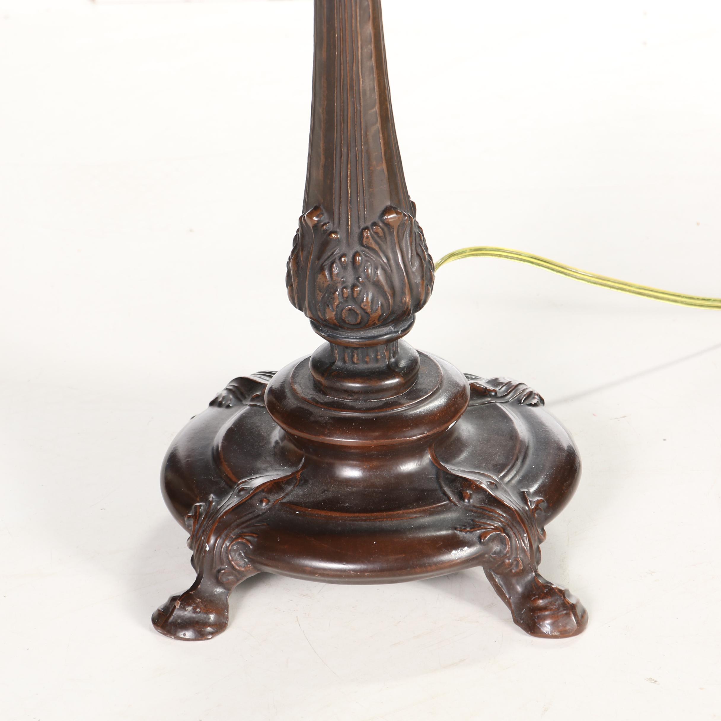 Colour Creations Timeless Serenity by Tania Bricel Slag Glass Lamp EBTH