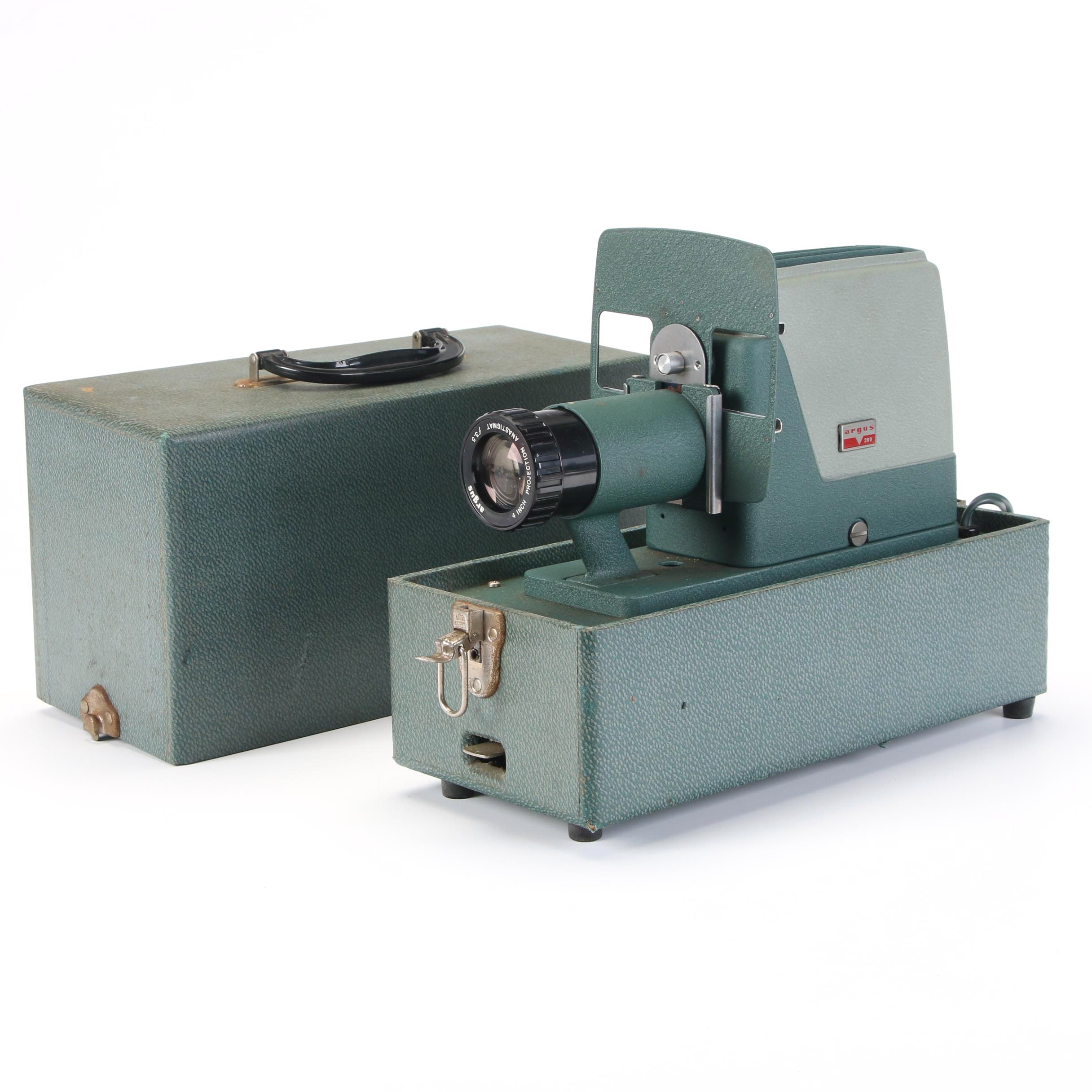 Argus 300 Slide Projector, Mid20th Century EBTH