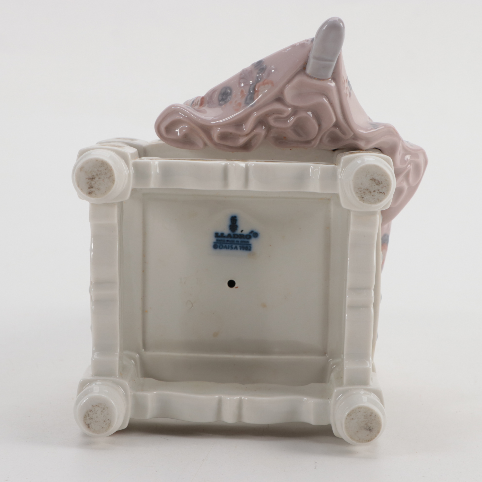 Lladró "Second Thoughts" and "Mime Angel" Porcelain Figurines EBTH