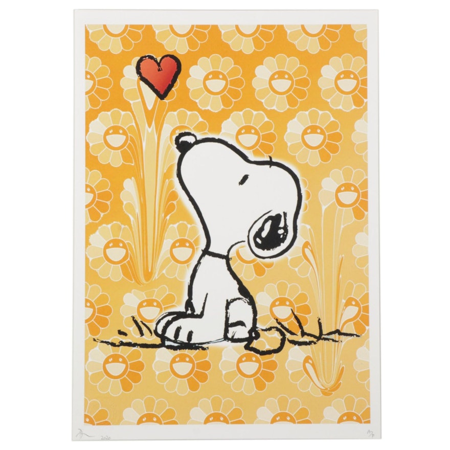 Death NYC Snoopy Pop Art Graphic Print "DEATHD78," 2020