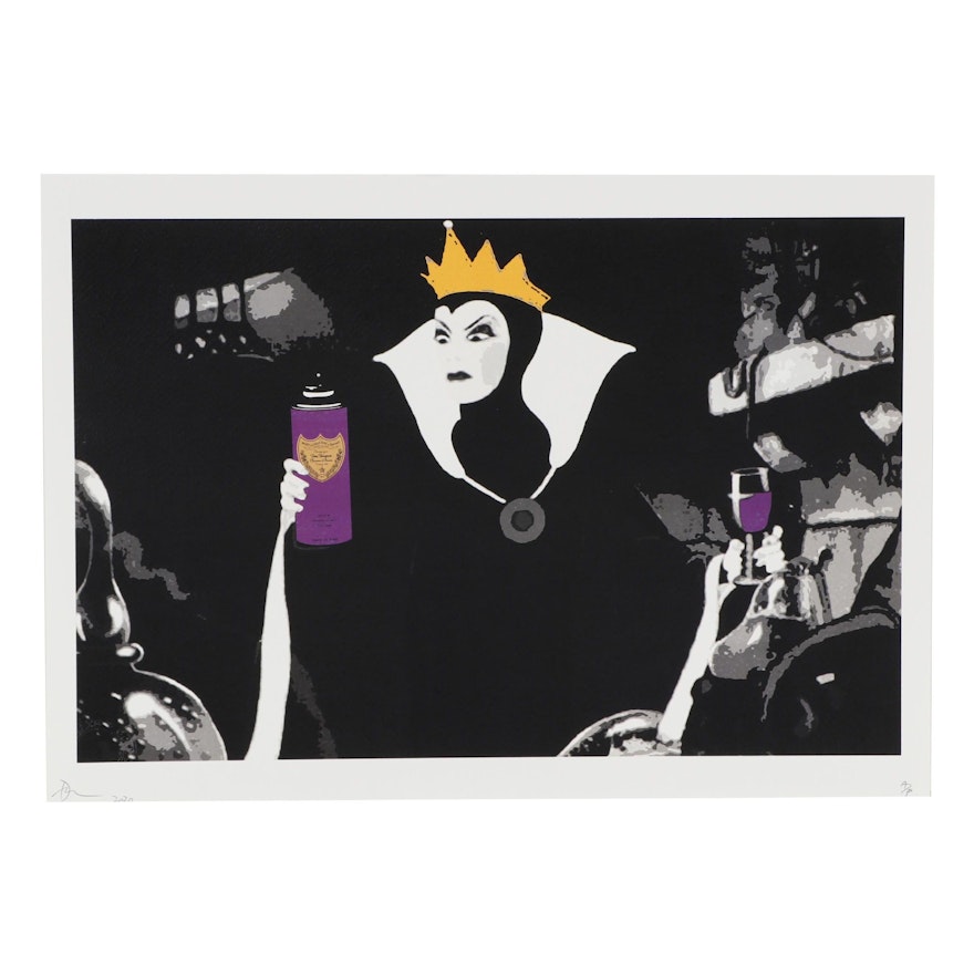 Death NYC Pop Art Graphic Print of Evil Queen, 2020