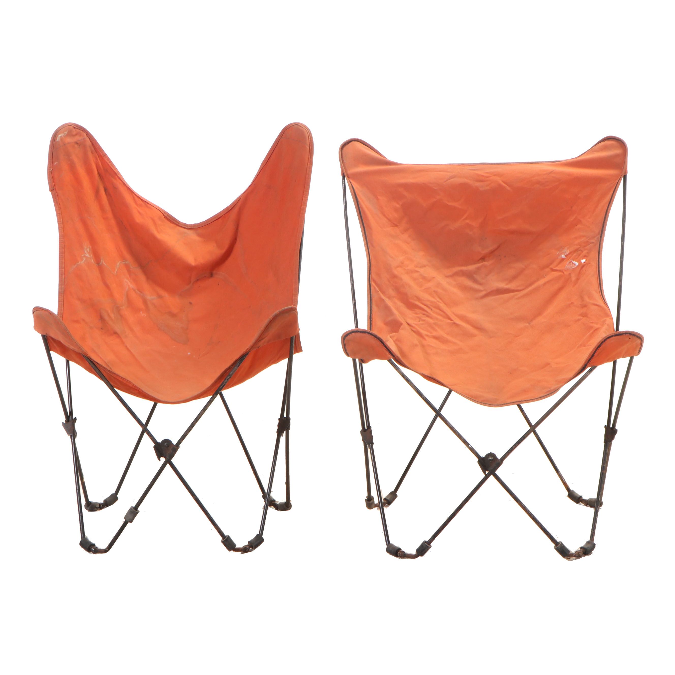 Pair of Folding Butterfly Chairs EBTH