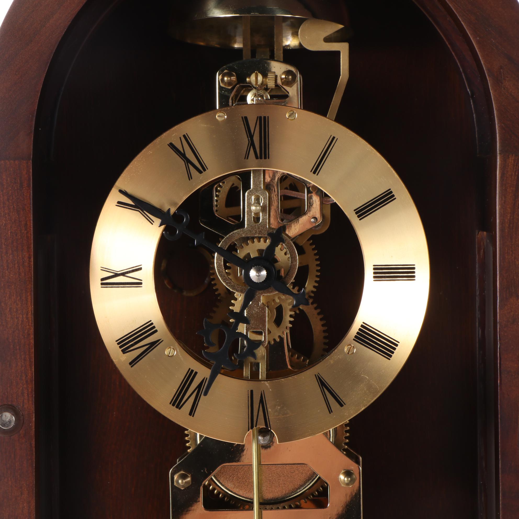 Tabletop Grandfather Clock Style Dome Top Clock EBTH