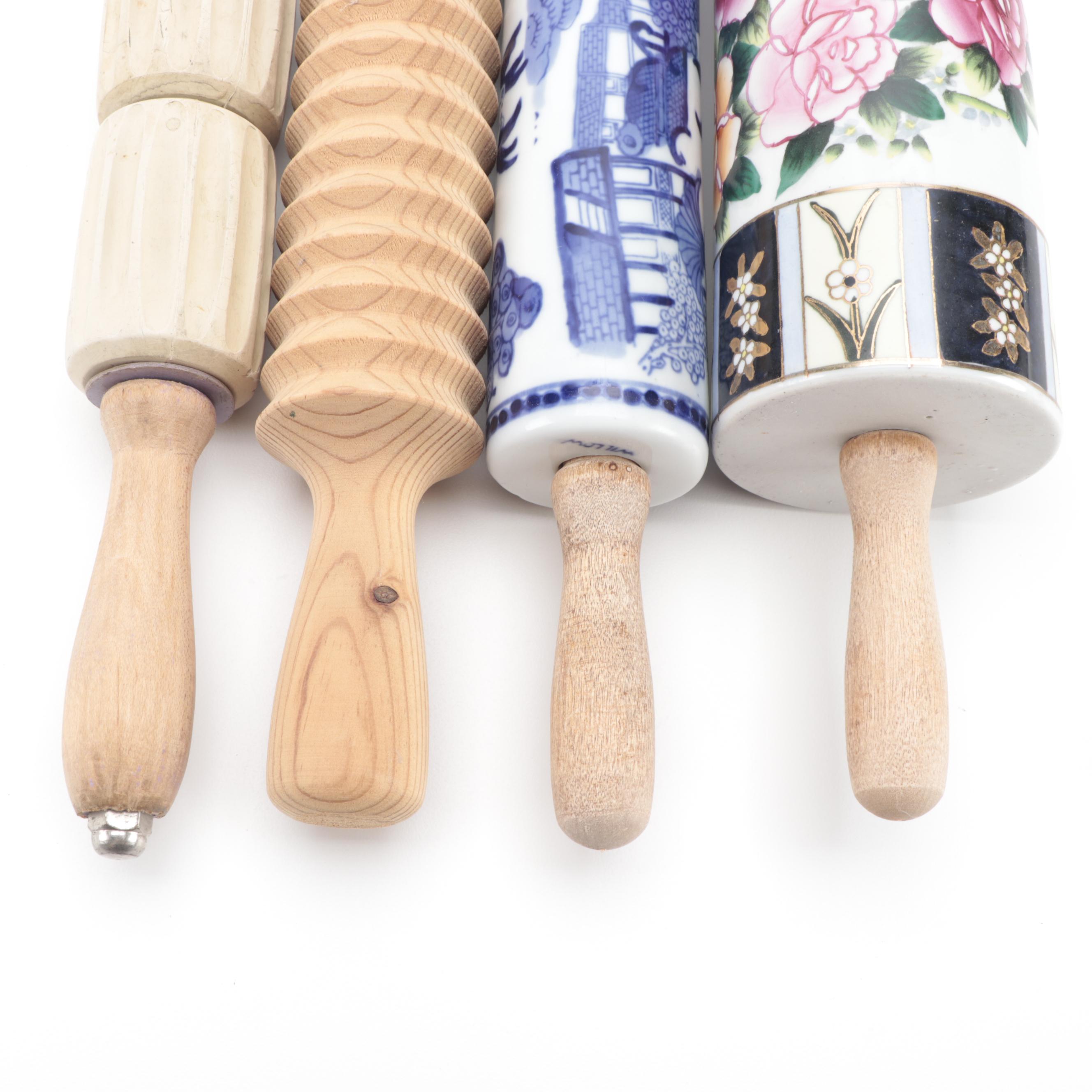 RollOWay and Other Wooden and Ceramic Rolling Pins EBTH