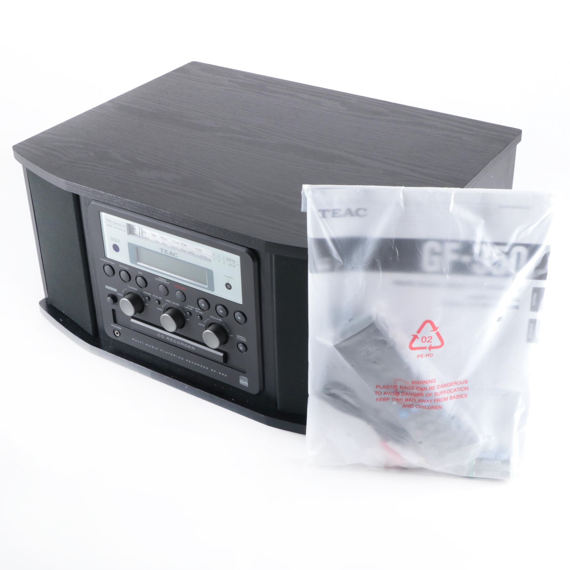 TEAC GF350 Combination Turntable/CD Burner/AMFM Radio EBTH