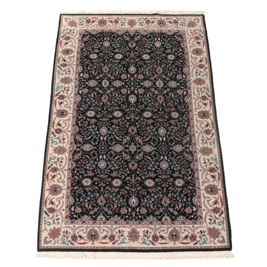 5' x 8'3 Hand-Knotted Indian Agra Area Rug