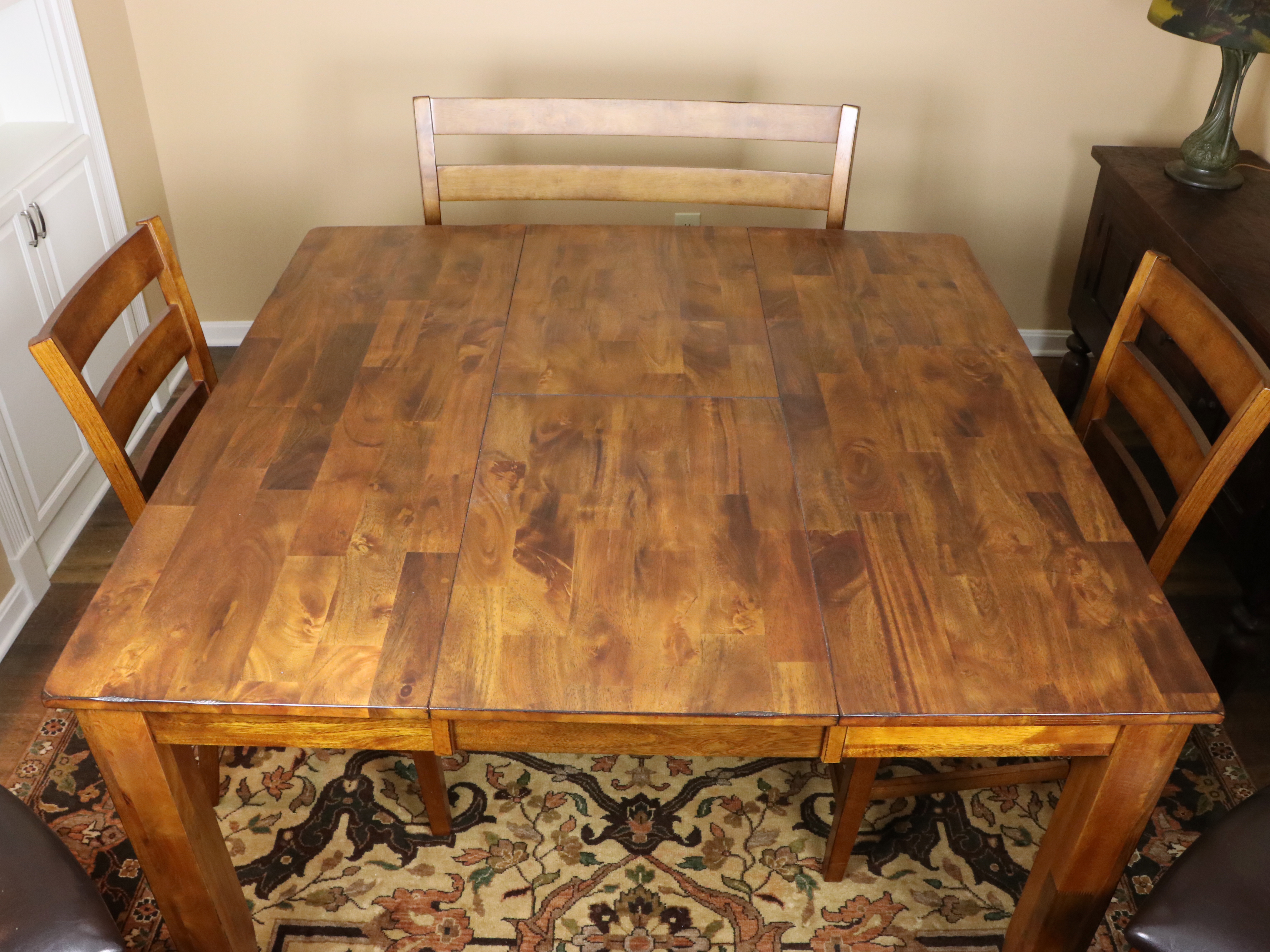 Great Veca Co. HighTop Wooden SixPiece Dining Set EBTH