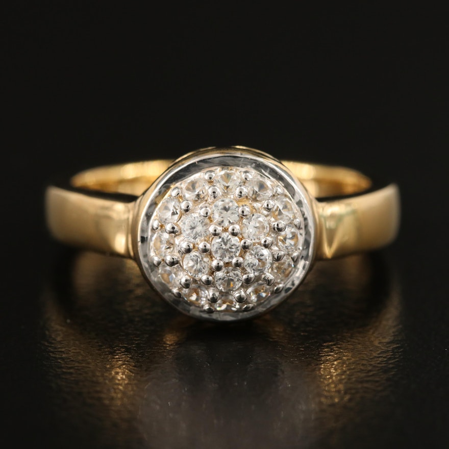Sterling Zircon Dome Ring