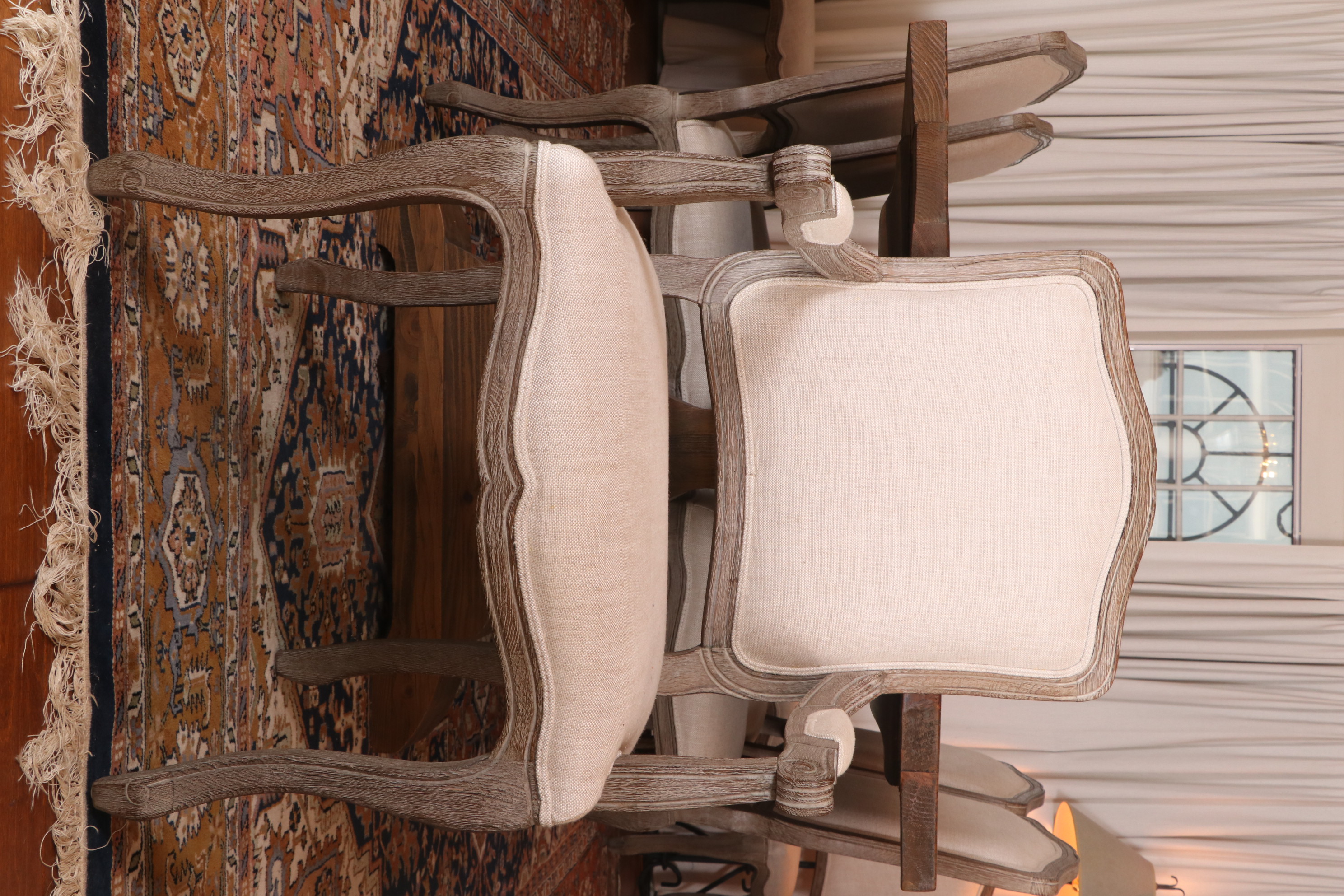 Arhaus "Kensington" Table and Restoration Hardware "Vintage French" Oak