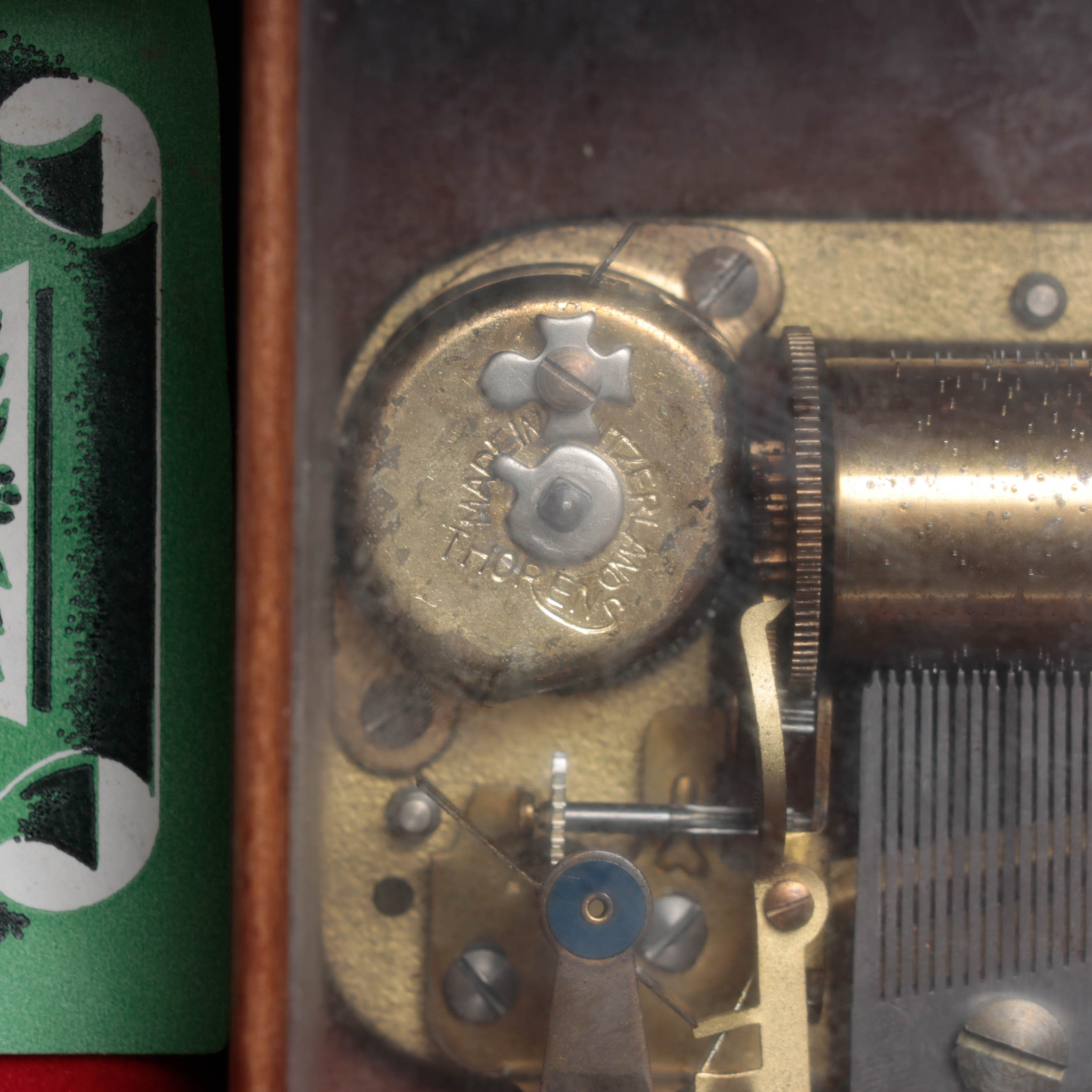 Thorens Swiss Music Box With Ebonized Edge EBTH