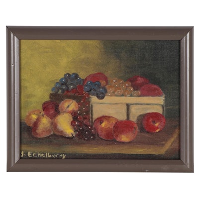 Jane Eckelberry Still Life Oil Painting of Fruit