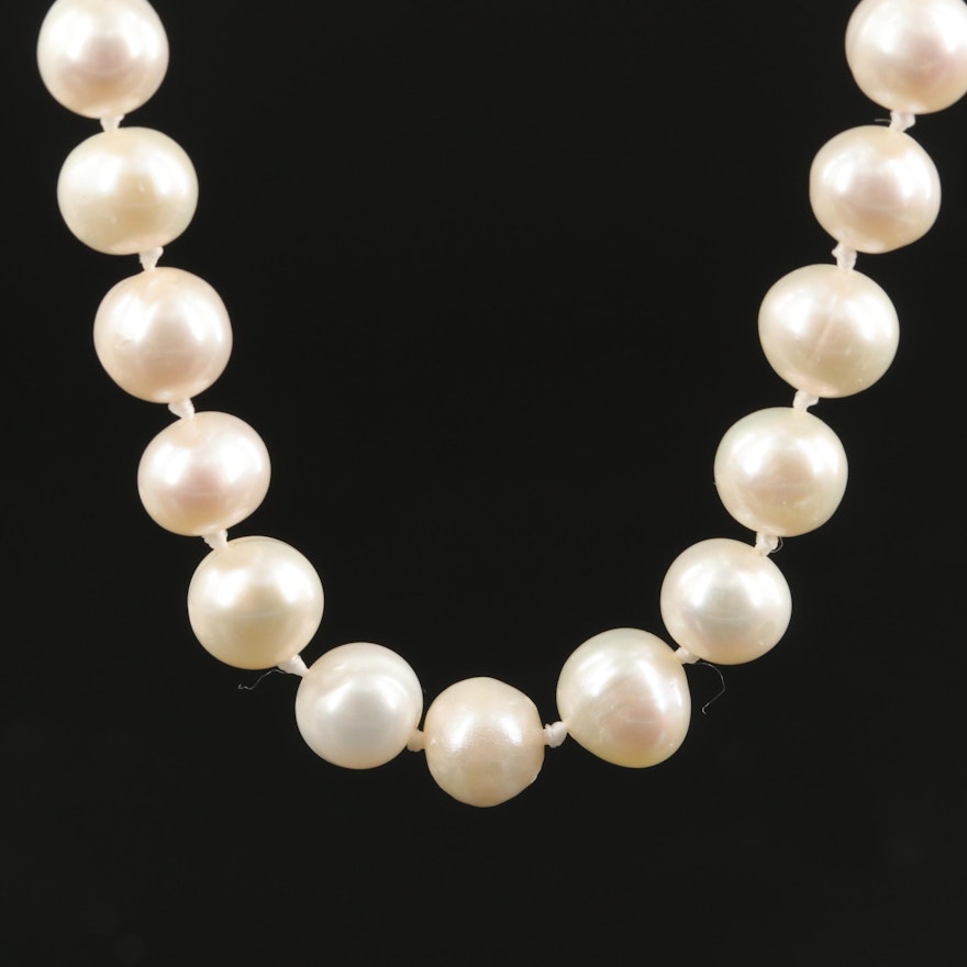 Endless Rope Length Pearl Necklace