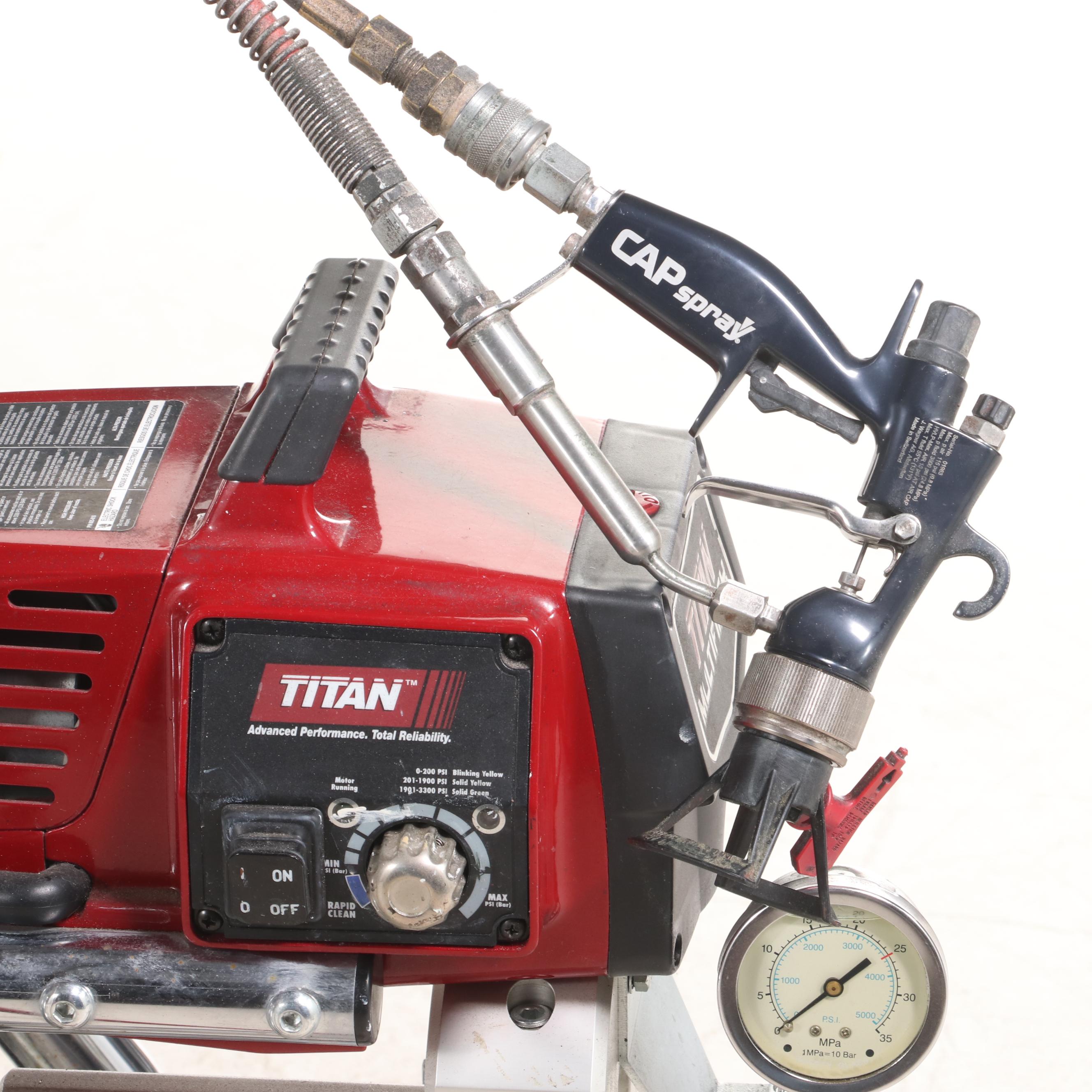 Titan MultiFinish 440 Air Assisted Paint Sprayer and Sears Tool Box EBTH