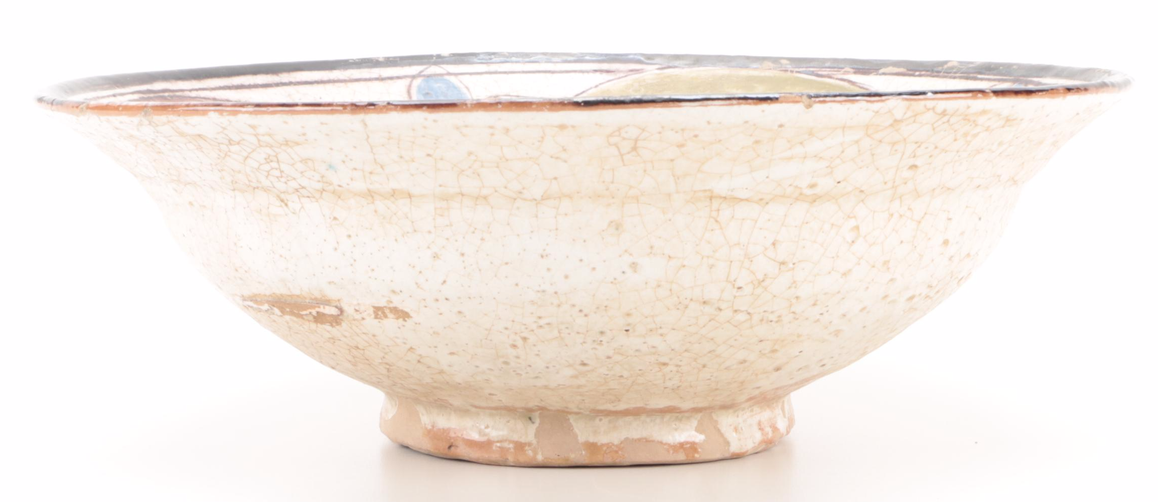 Mazare Sharif North Afghanistan Pottery Stoneware Bowl, 16th Century