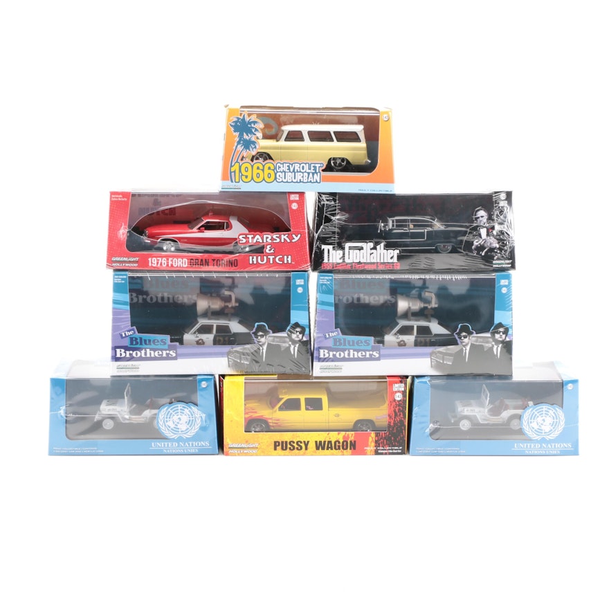 "Starsky & Hutch" Gran Torino and Other 1:43 Scale Greenlight Cars, 2010s
