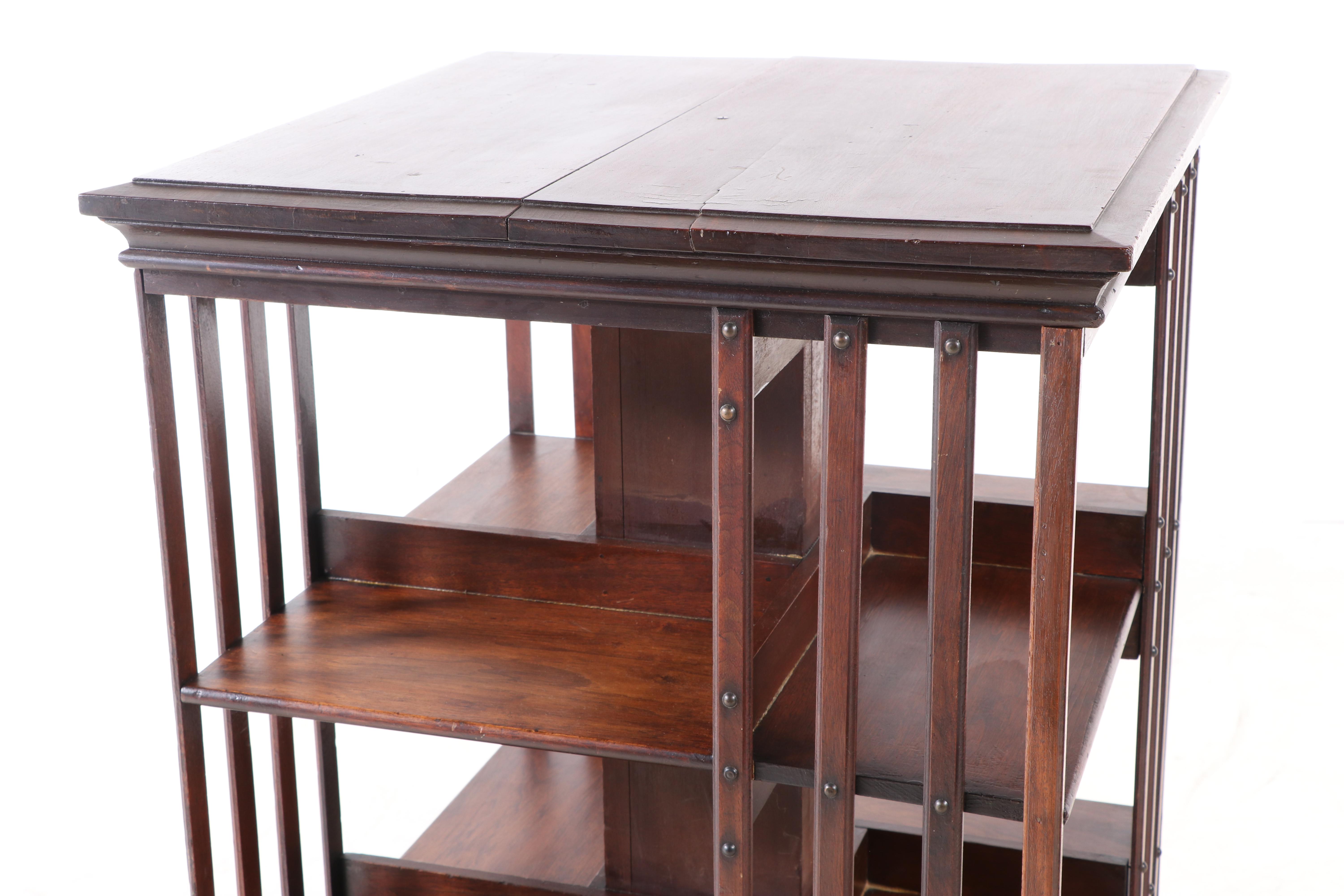 John Danner FiveTier Revolving Bookcase, pat. 1877 EBTH